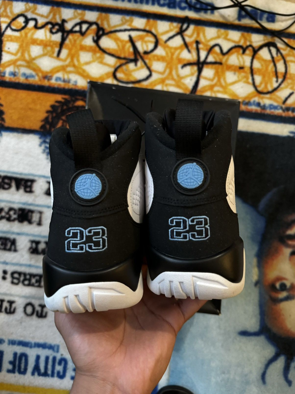 Jordan Brand JORDAN 9 UNC BLUE Size US 10 / EU 43 - 3 Thumbnail