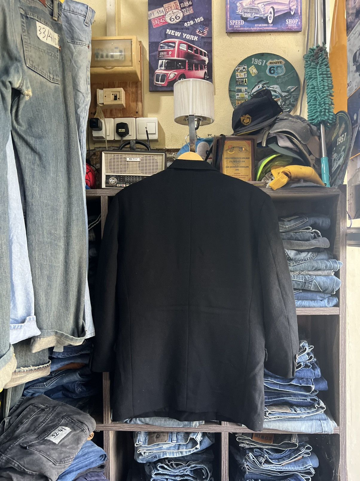 Issey Miyake 🔥Issey Miyake Men Blazer Size 44S - 2 Thumbnail