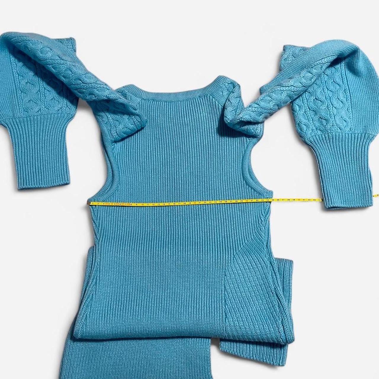 Andersson Bell Andersson Bell blue Batty cutout ribbed knit mini dress Size S / US 4 / IT 40 - 3 Thumbnail