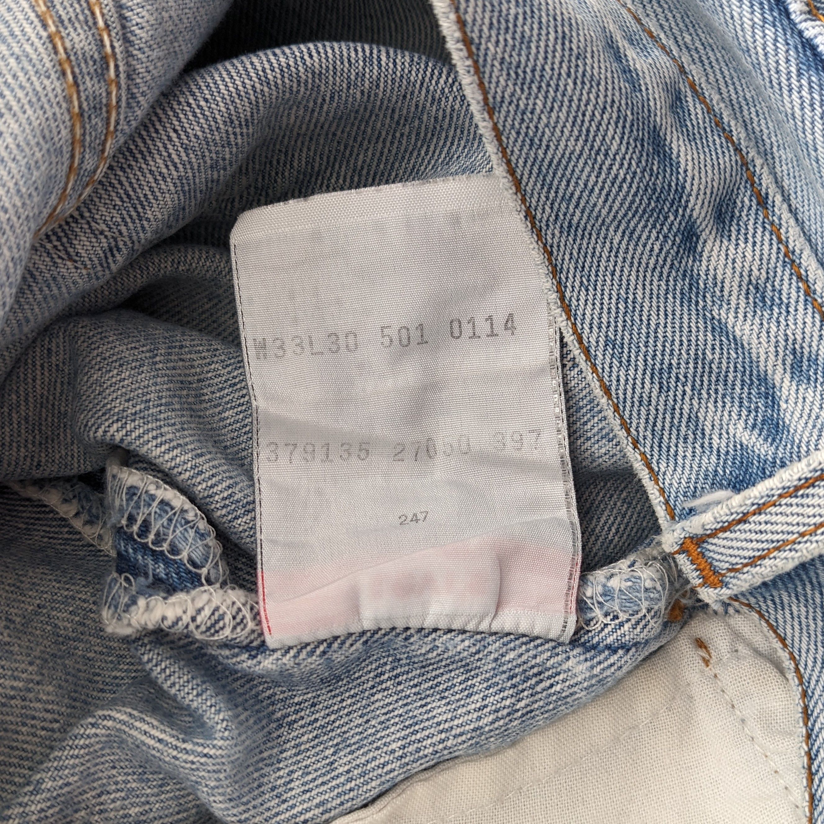 Vintage Vintage Levi's Strauss. Co American Streetwear Brand Jeans Size US 30 / EU 46 - 12 Thumbnail