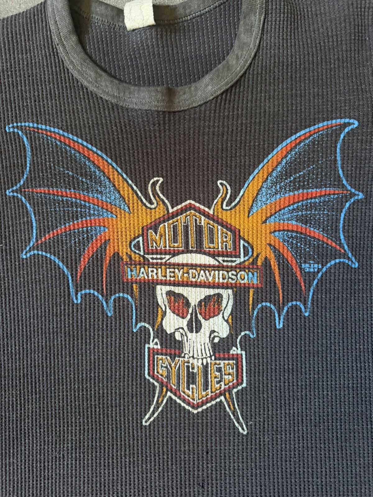 Harley Davidson Harley Davidson Jobbe’s Vintage 1980s Thermal Size US M / EU 48-50 / 2 - 6 Thumbnail