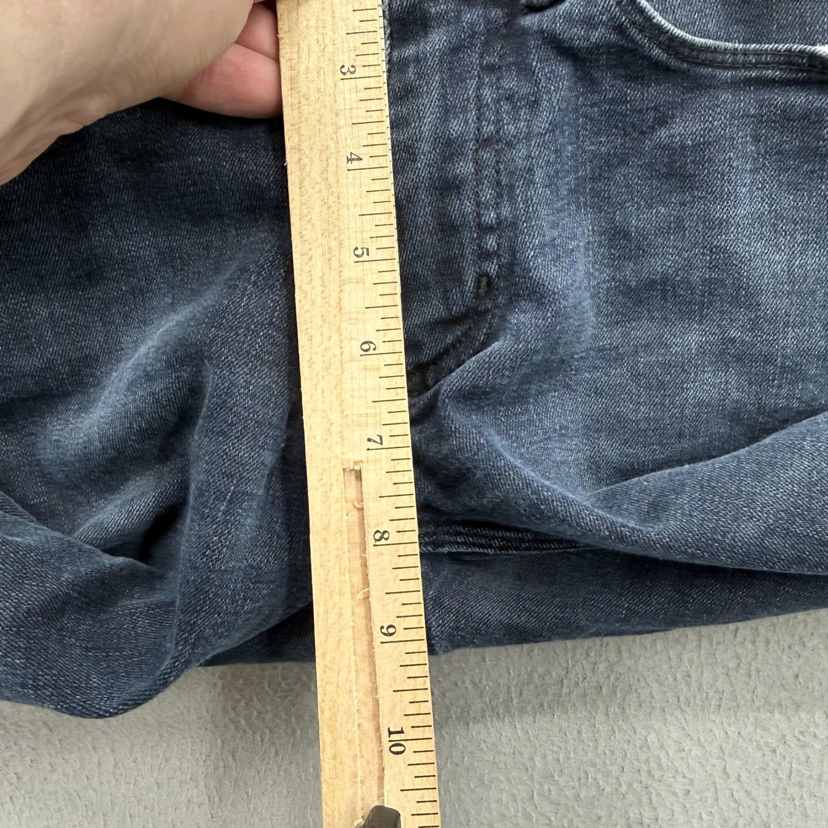 Acne Studios Acne Studios Bla Konst Jeans Mens 29x32 Max Blue Black Straight Leg Denim Blue-Black 5-Pocket Mens Jeans Size US 29 - 7 Thumbnail