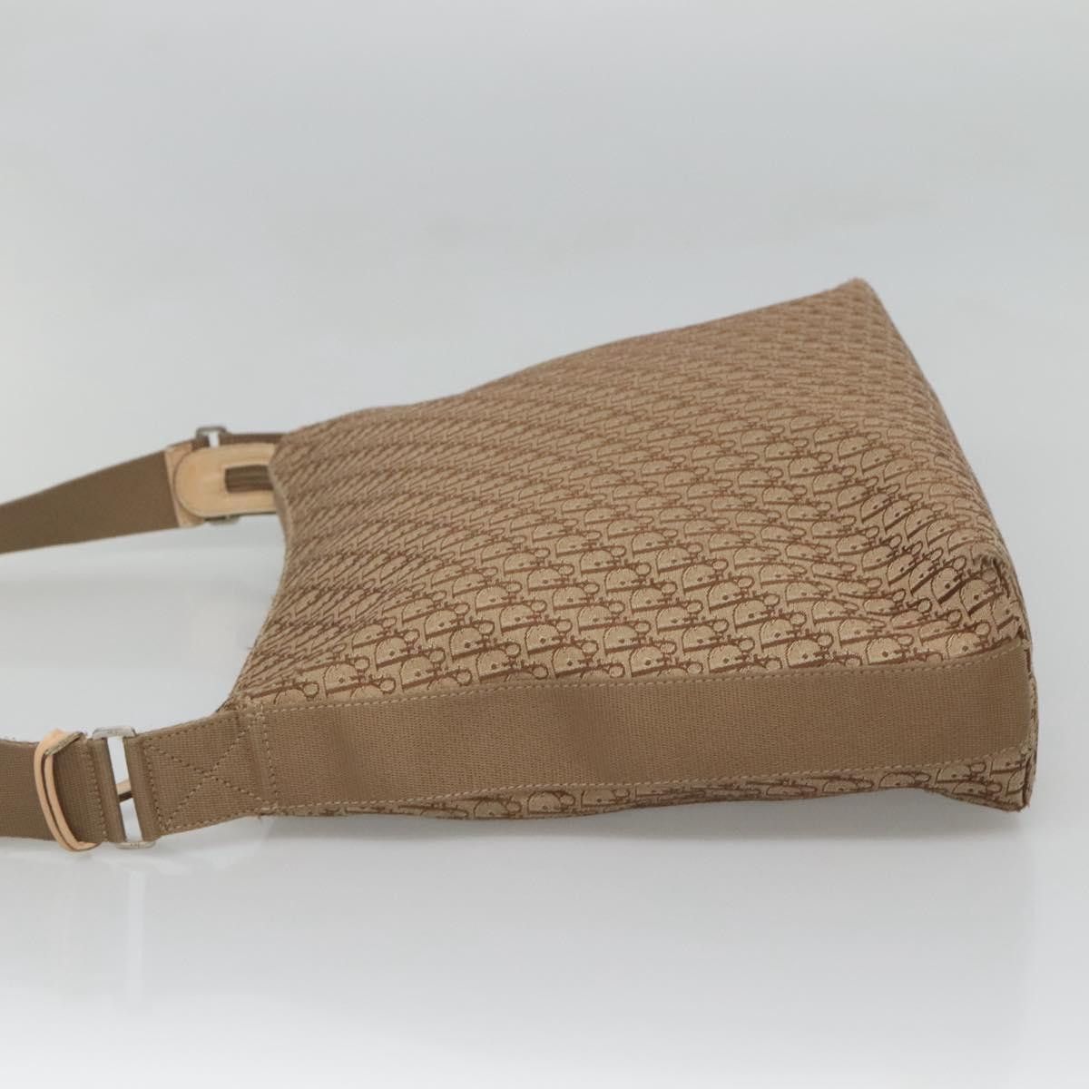 Dior DIOR Trotter Canvas Shoulder Bag Beige Gold Size ONE SIZE - 5 Thumbnail