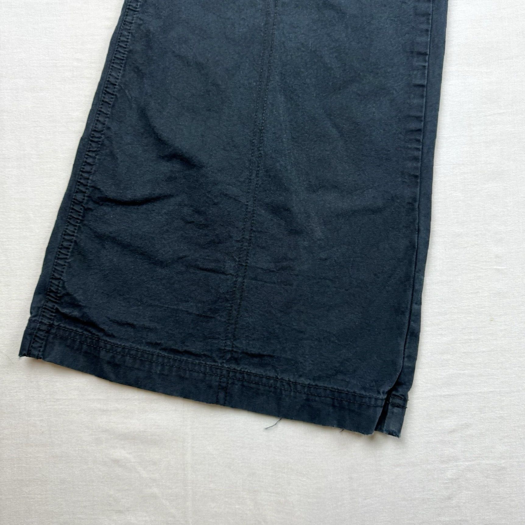 Vintage VINTAGE ROXY Pants Flare Womens 4 Black Punk Y2K Grunge 90s Chino Mens? Size 27" / US 4 / IT 40 - 3 Thumbnail