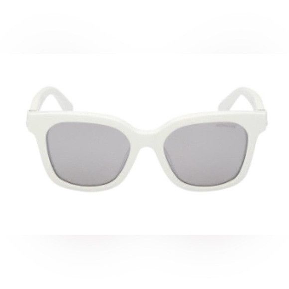 Moncler Moncler White Frame Audree Sunglasse Size ONE SIZE - 1 Thumbnail