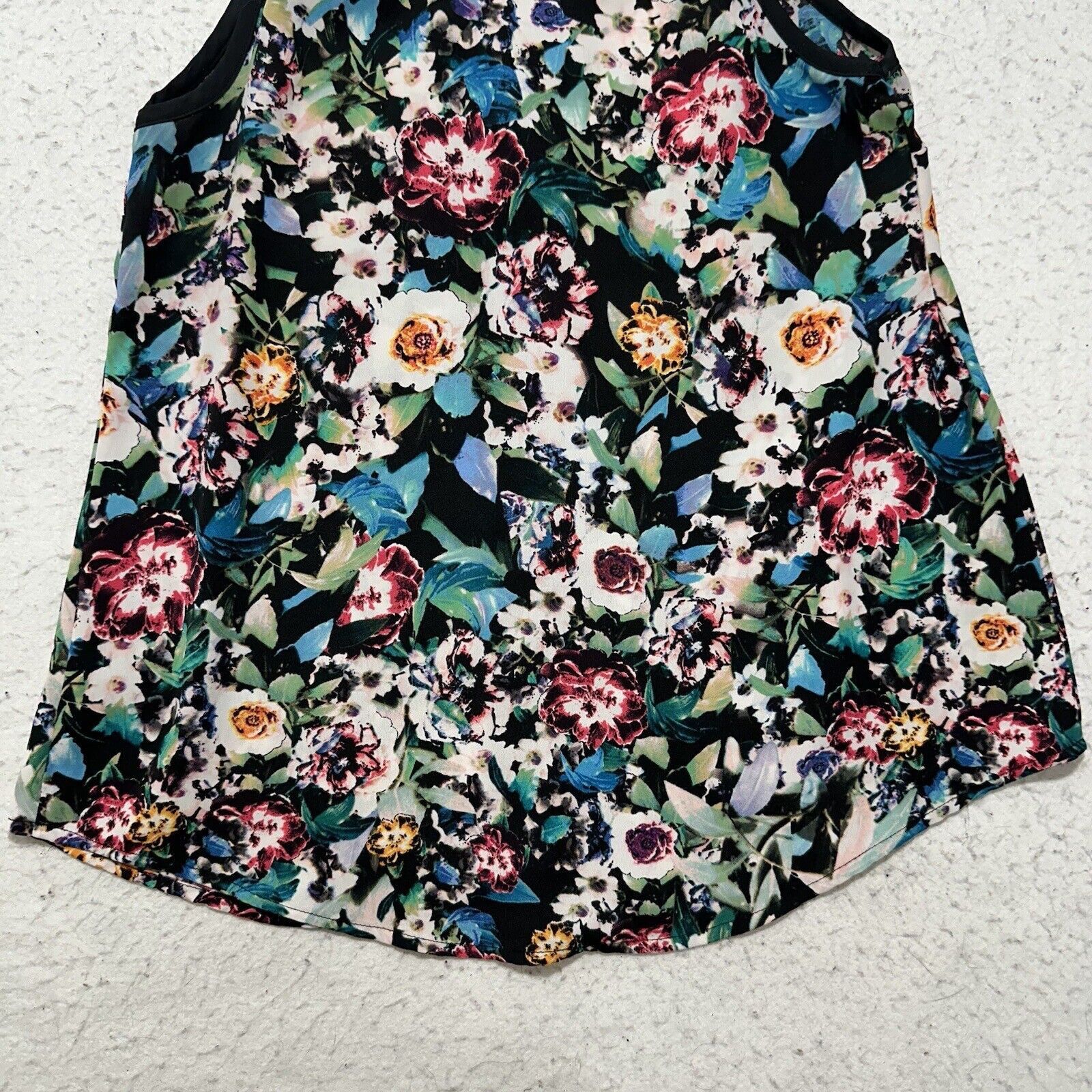 Nicole Miller Nicole Miller Medium Floral Tank Top Lightweight Blouse Size M / US 6-8 / IT 42-44 - 12 Thumbnail