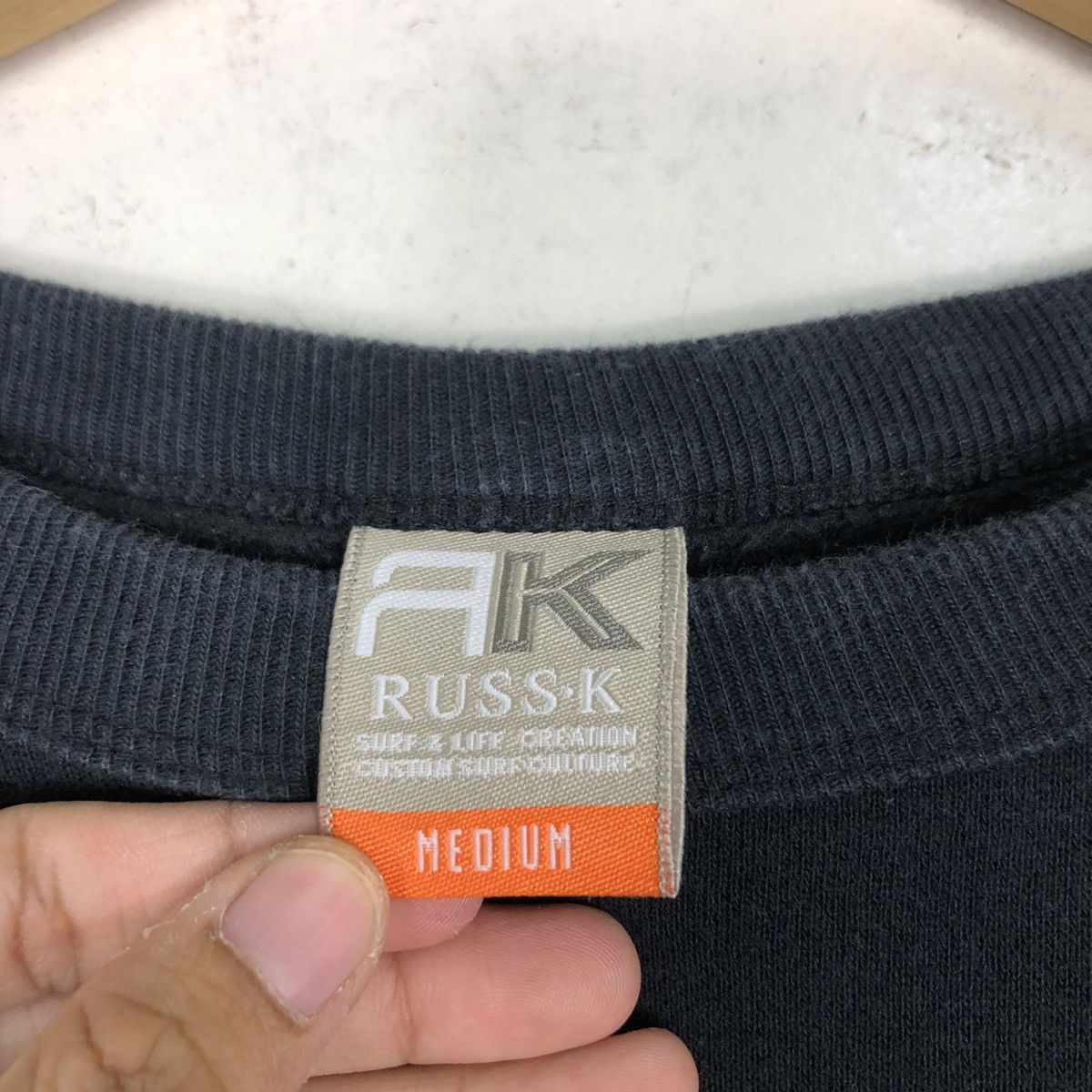 Vintage Vintage Rusk-K slow right sweatshirt medium Size US M / EU 48-50 / 2 - 11 Thumbnail