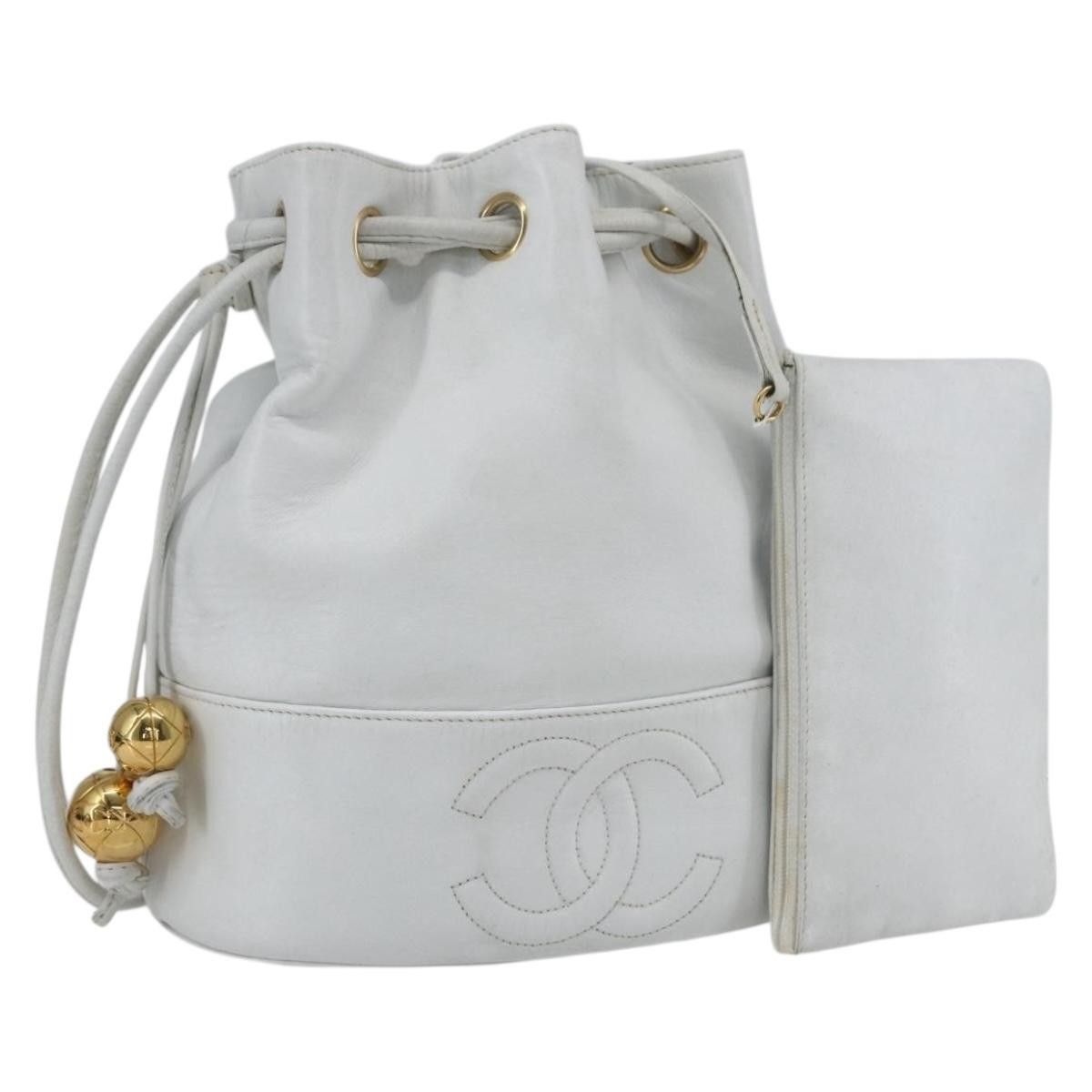 Chanel Chanel Vintage CC Drawstring Bucket Bag Caviar Size ONE SIZE - 1 Thumbnail