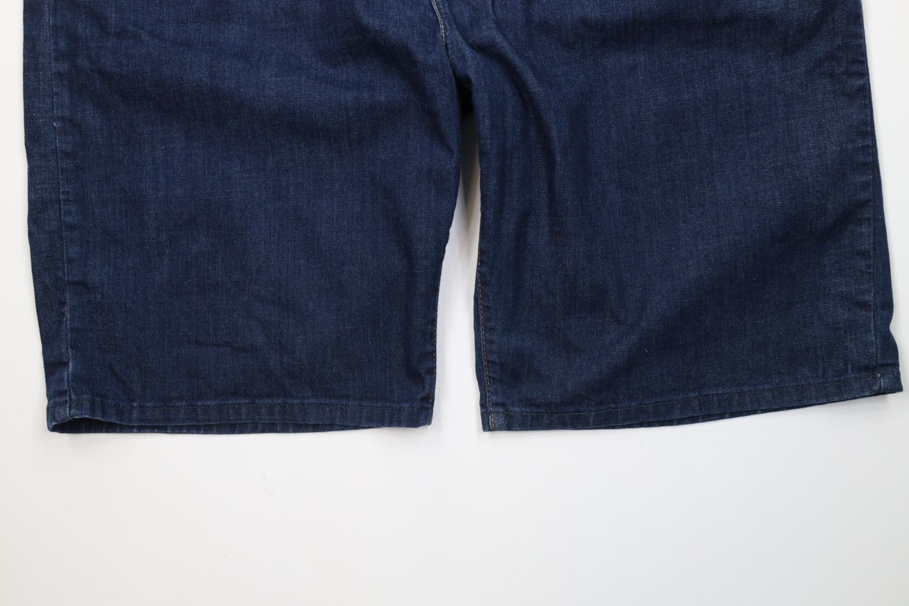 Levi's Vintage Y2K Levis 569 Fit Baggy Denim Jean Shorts Jorts Blue Size US 44 / EU 60 - 4 Thumbnail