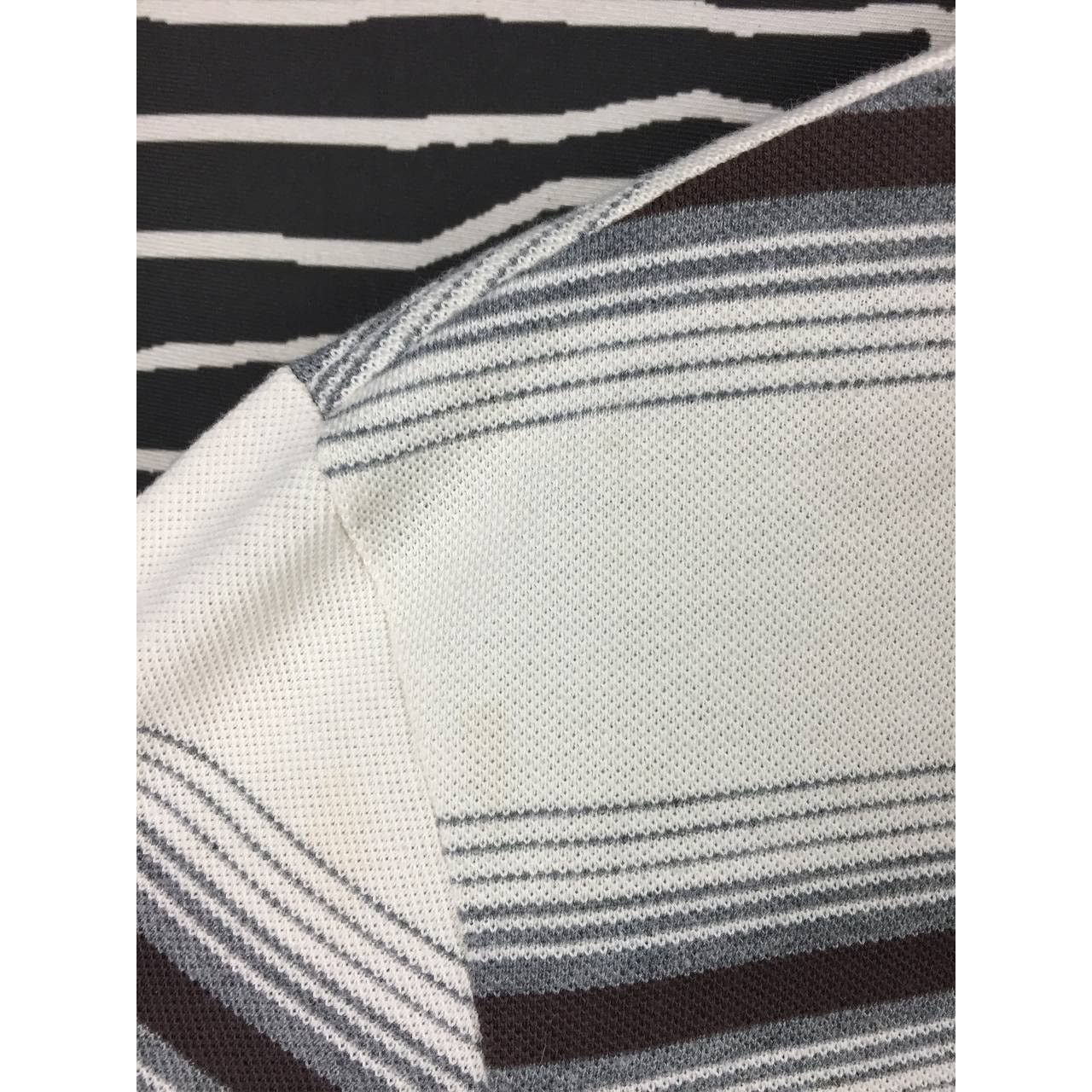 Lacoste × Vintage Vtg Lacoste Small Logo Striped Longsleeve Polo Tee Size US L / EU 52-54 / 3 - 4 Thumbnail