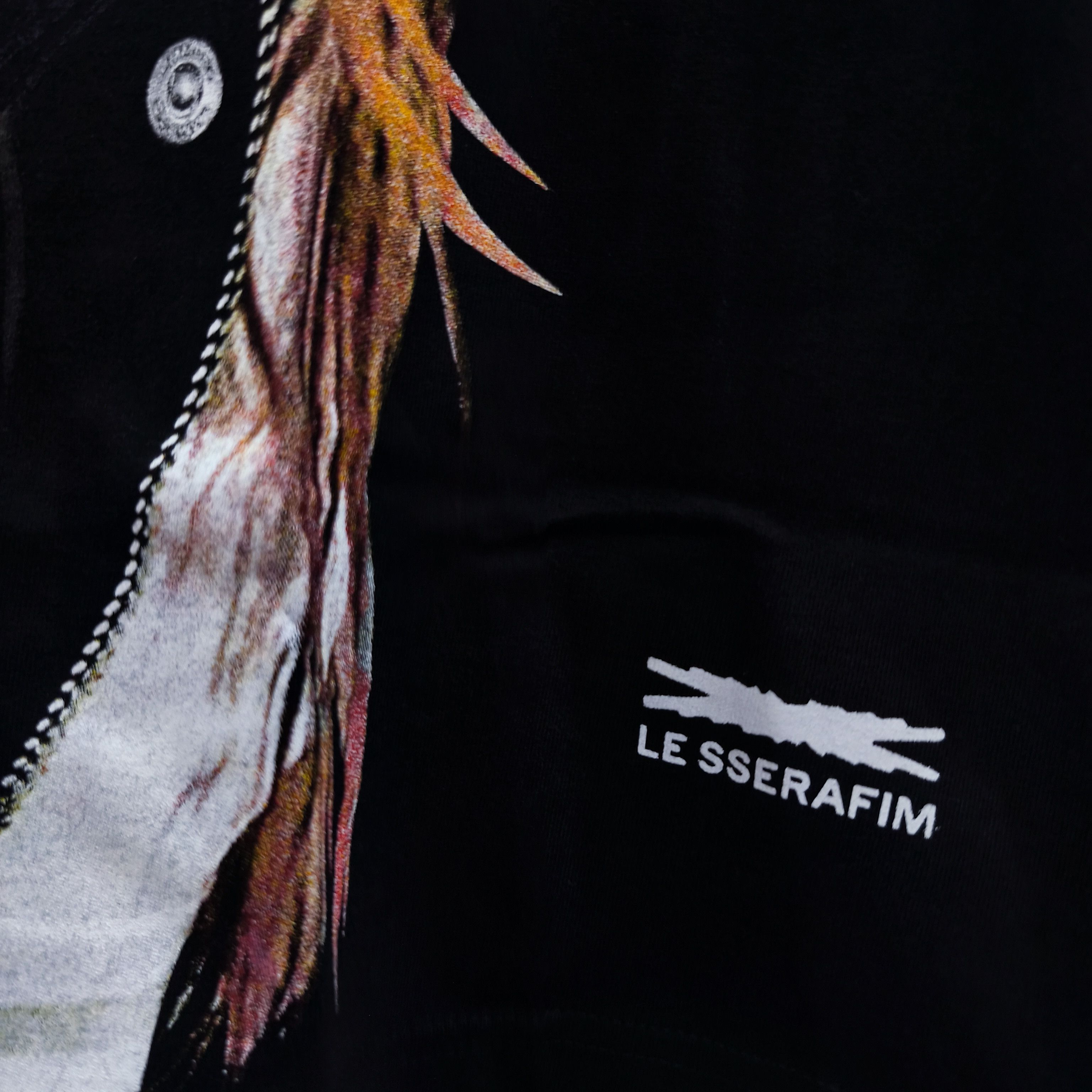 Rap Tees Le Sserafim Huh Yun-Jin Fall T-shirt Size US XL / EU 56 / 4 - 7 Thumbnail