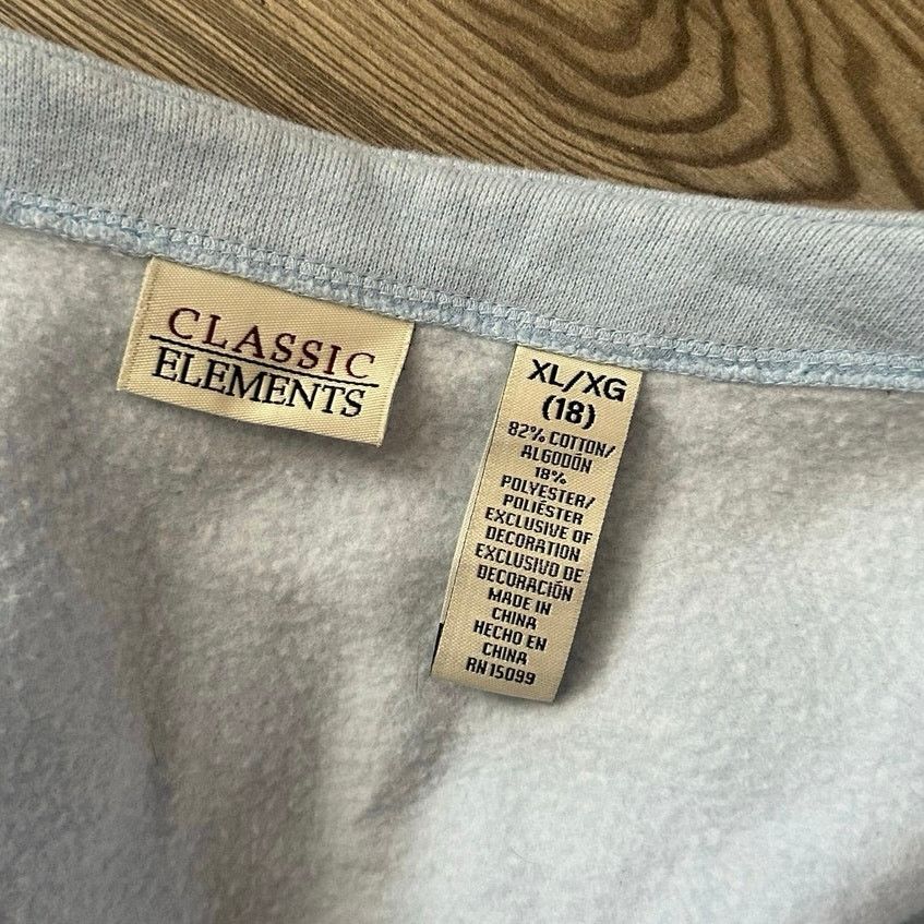 Other classic elements blue christmas long sleeve button up jacket Size XL / US 12-14 / IT 48-50 - 4 Thumbnail