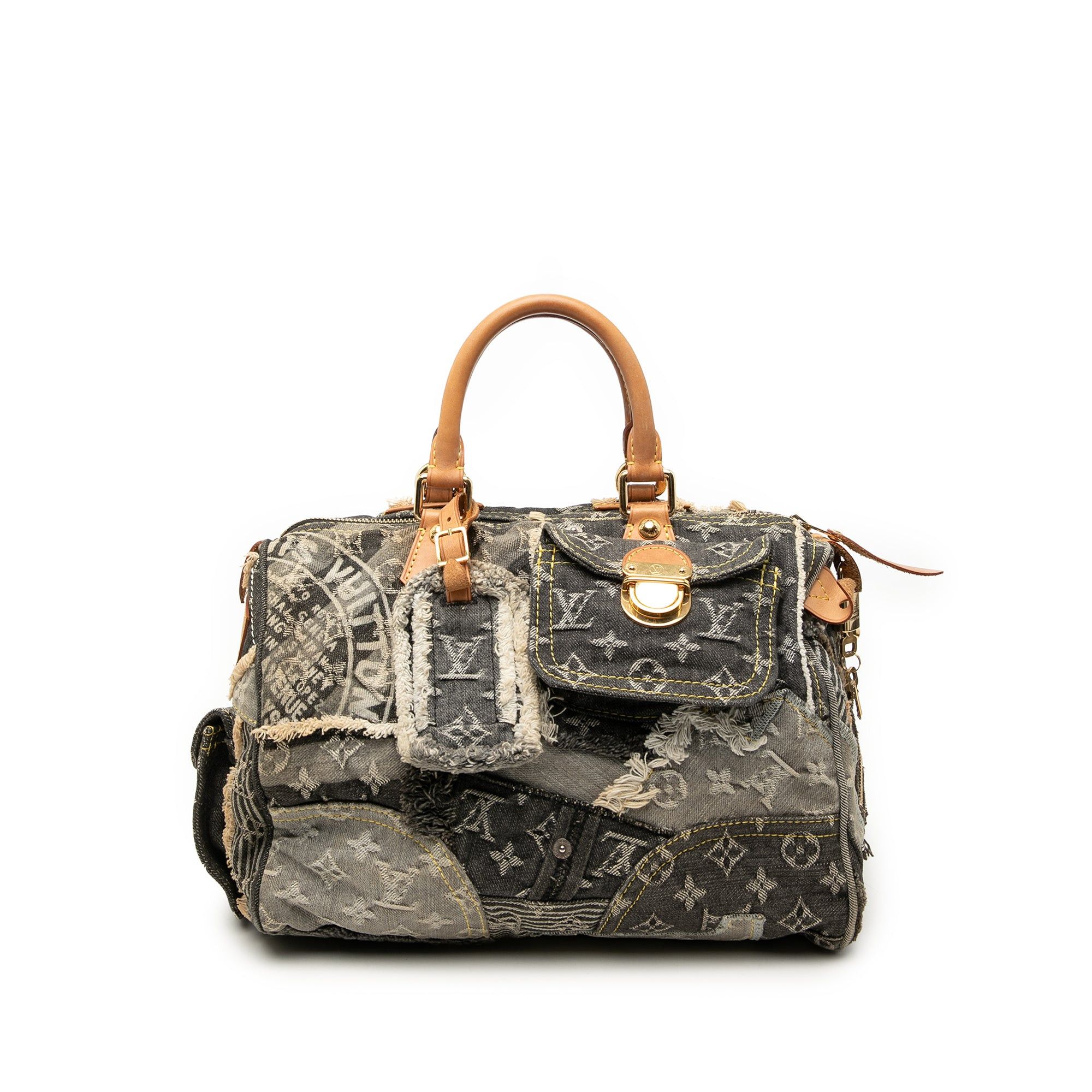 Louis Vuitton Monogram Denim Patchwork Speedy 30 Size ONE SIZE - 1 Thumbnail