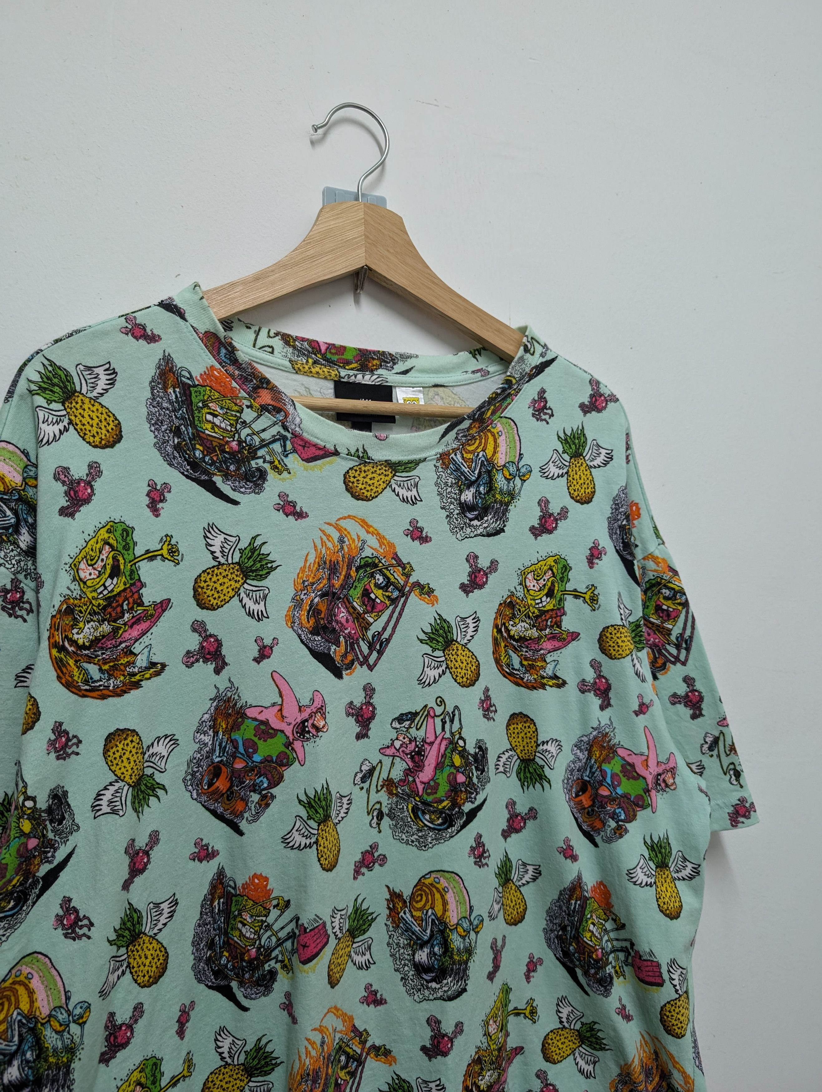 Cartoon Network × H&M H&M SpongeBob SquarePants AOP Size US XL / EU 56 / 4 - 2 Thumbnail