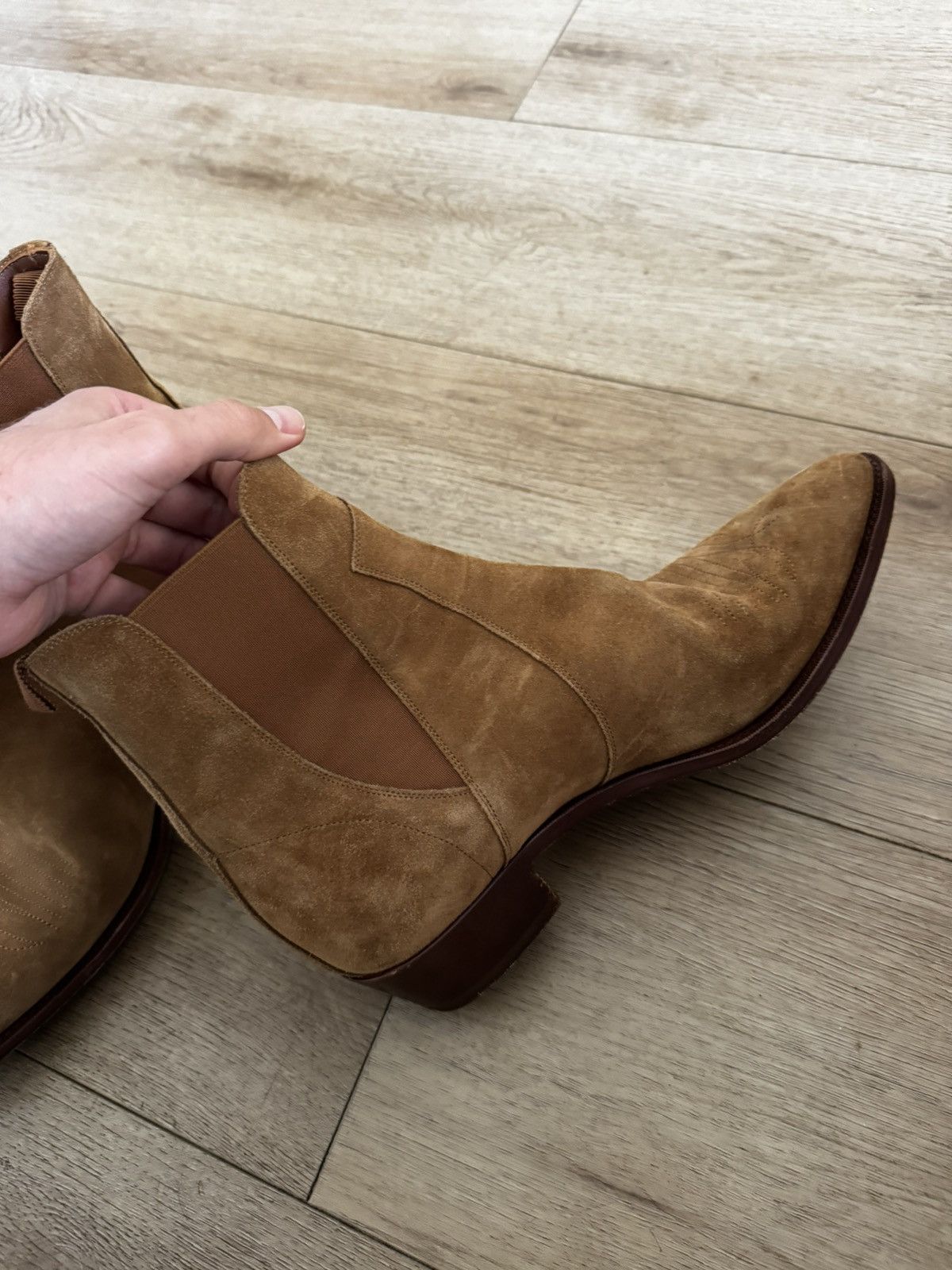 Celine Western chelsea boots Size US 12 / EU 45 - 4 Thumbnail