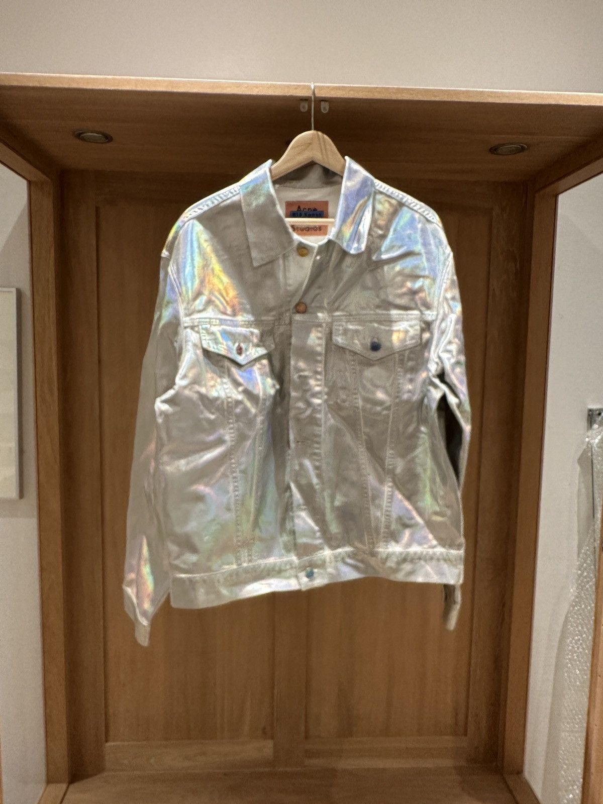 Acne Studios Acne Studios Metallic Jacket Size US XL / EU 56 / 4 - 1 Thumbnail