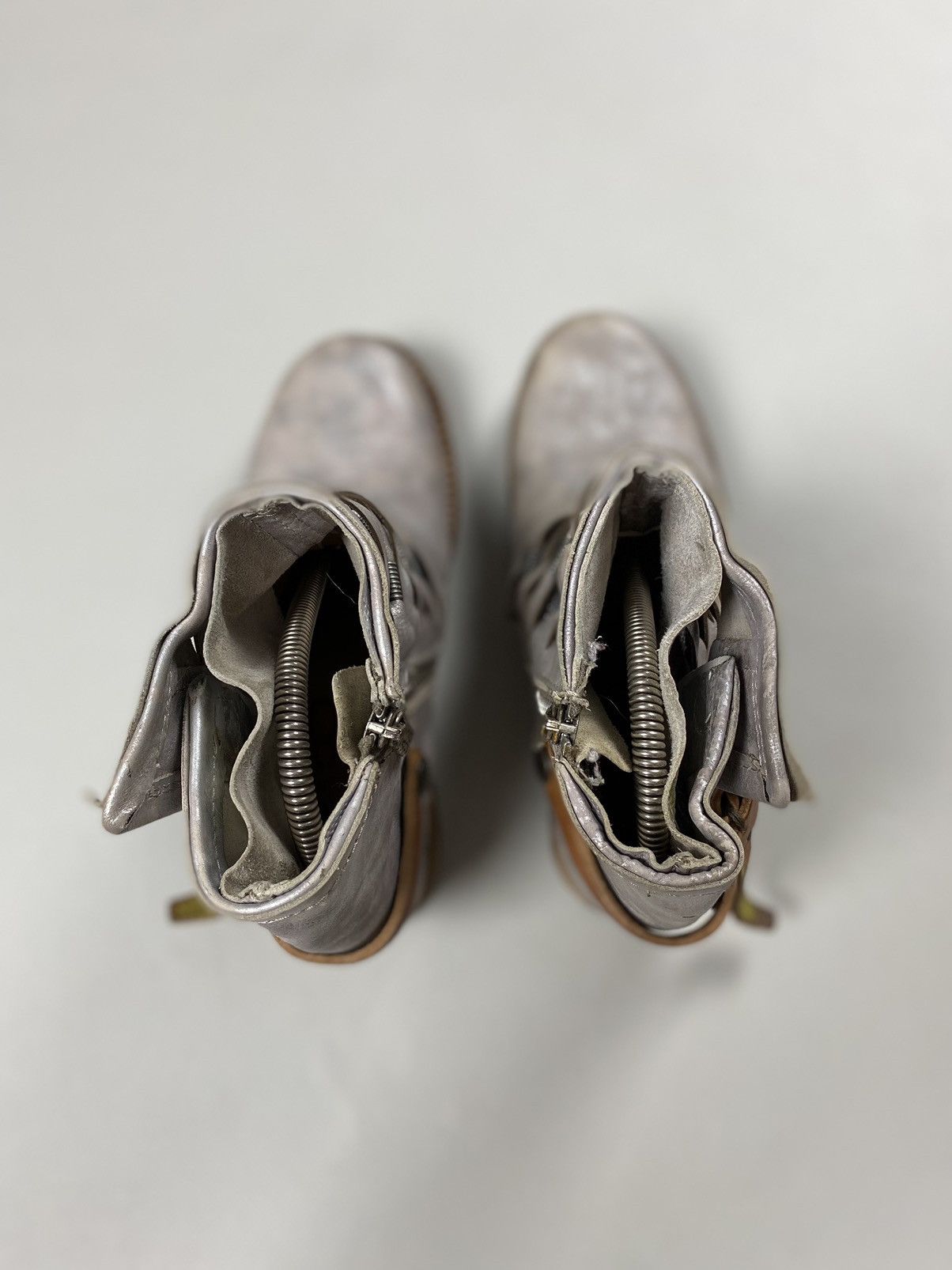 A.S.98 A.S. 98 ladies avant-garde ankle combat boots shoes size 37 Size US 7 / IT 37 - 19 Thumbnail