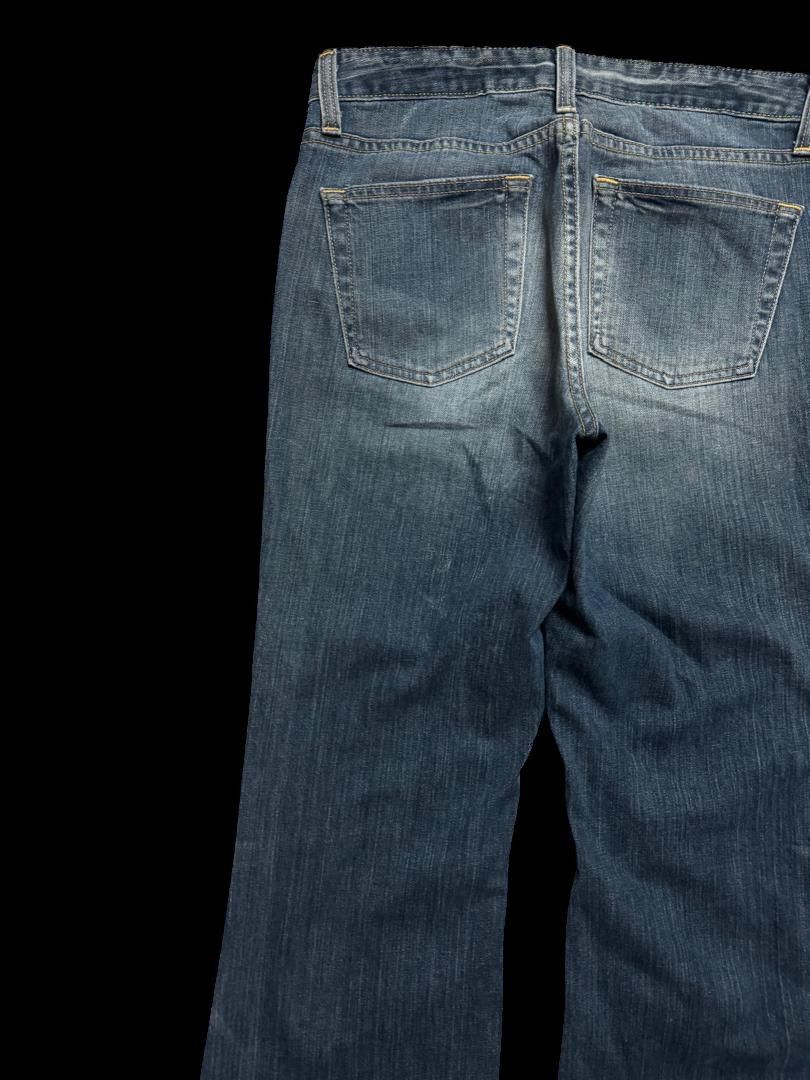 Vintage FLARED 90’S Style Gap Mudwash Distressed Flare Denim Jean Size US 30 / EU 46 - 15 Thumbnail