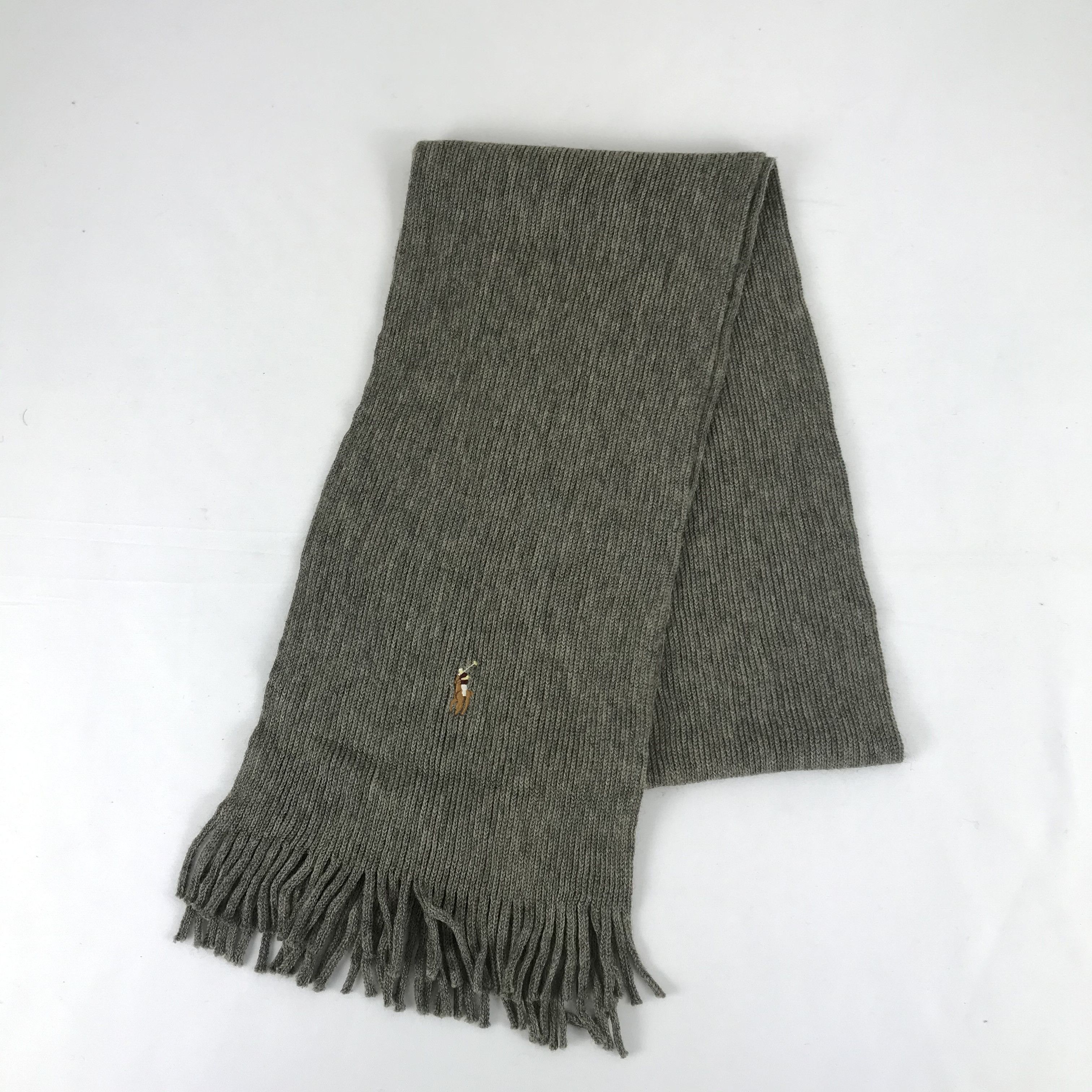 Polo Ralph Lauren Vintage Polo Ralph Lauren Scarf Muffler Wool Scarves Size ONE SIZE - 3 Thumbnail
