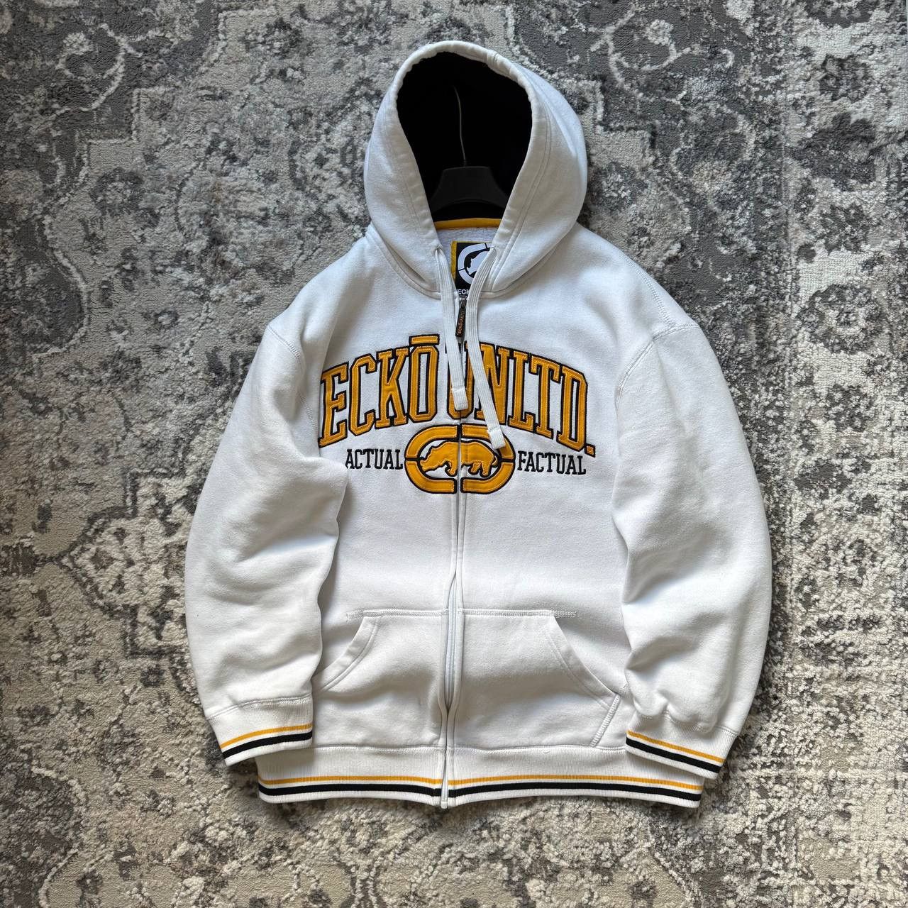 Ecko Unltd. Ecko Unltd Vintage Skate Baggy Boxy Rap Spell Out Zip Hoodie Size US XXL / EU 58 / 5 - 1 Thumbnail