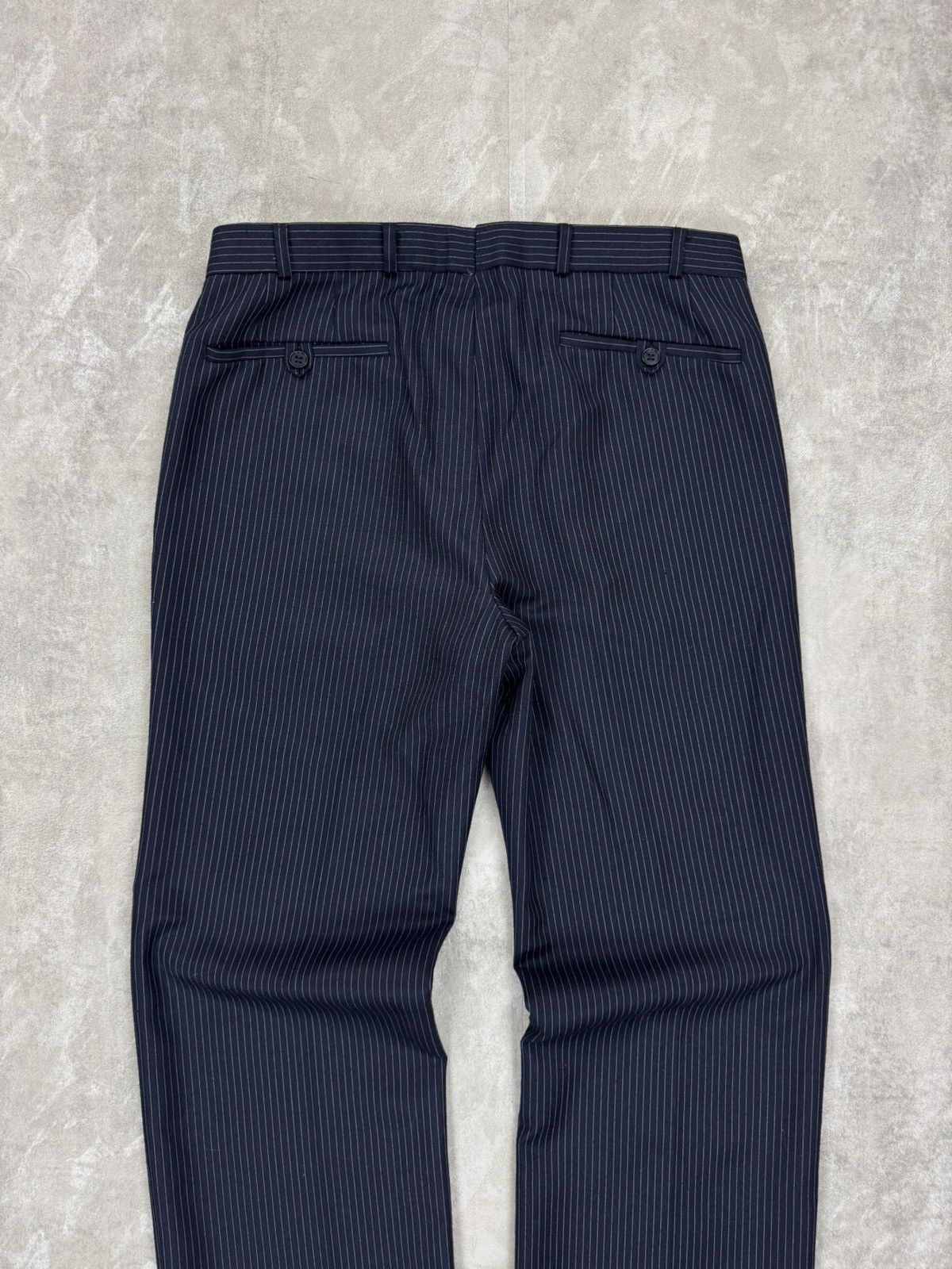 Other Vintage wool stripes trousers pants London Bespoke Mens 31 Size US 31 - 5 Thumbnail