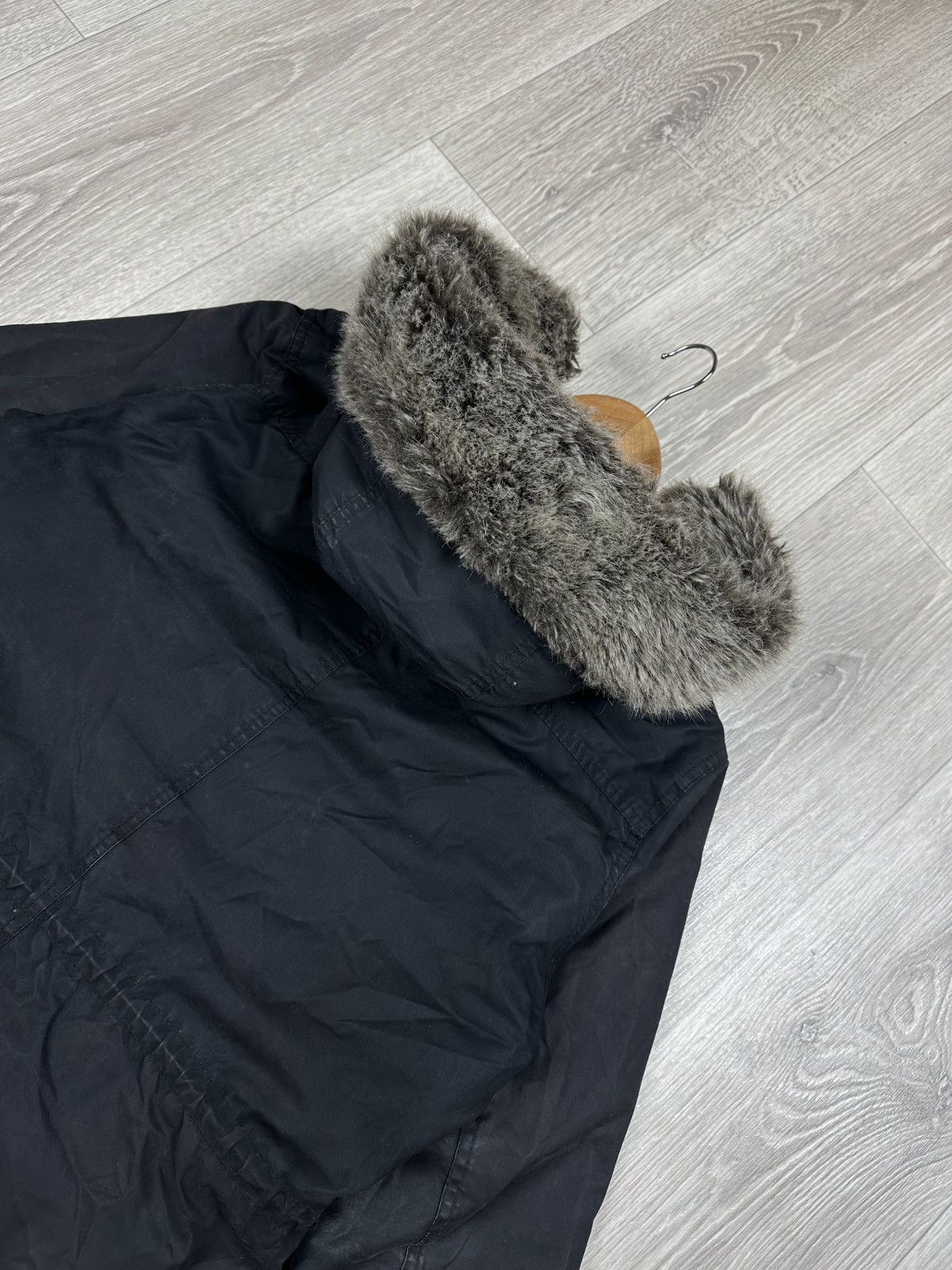 Barbour Barbour Waxed Jacket Kelsall Parka Fur Hooded Distressed Size M / US 6-8 / IT 42-44 - 13 Thumbnail