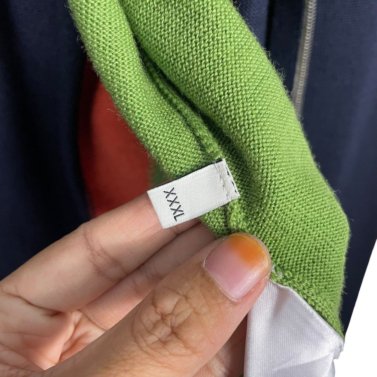 Gucci Gucci Logo-Appliquéd Striped Wool Zip-Up Sweater Jacket Size US L / EU 52-54 / 3 - 19 Thumbnail