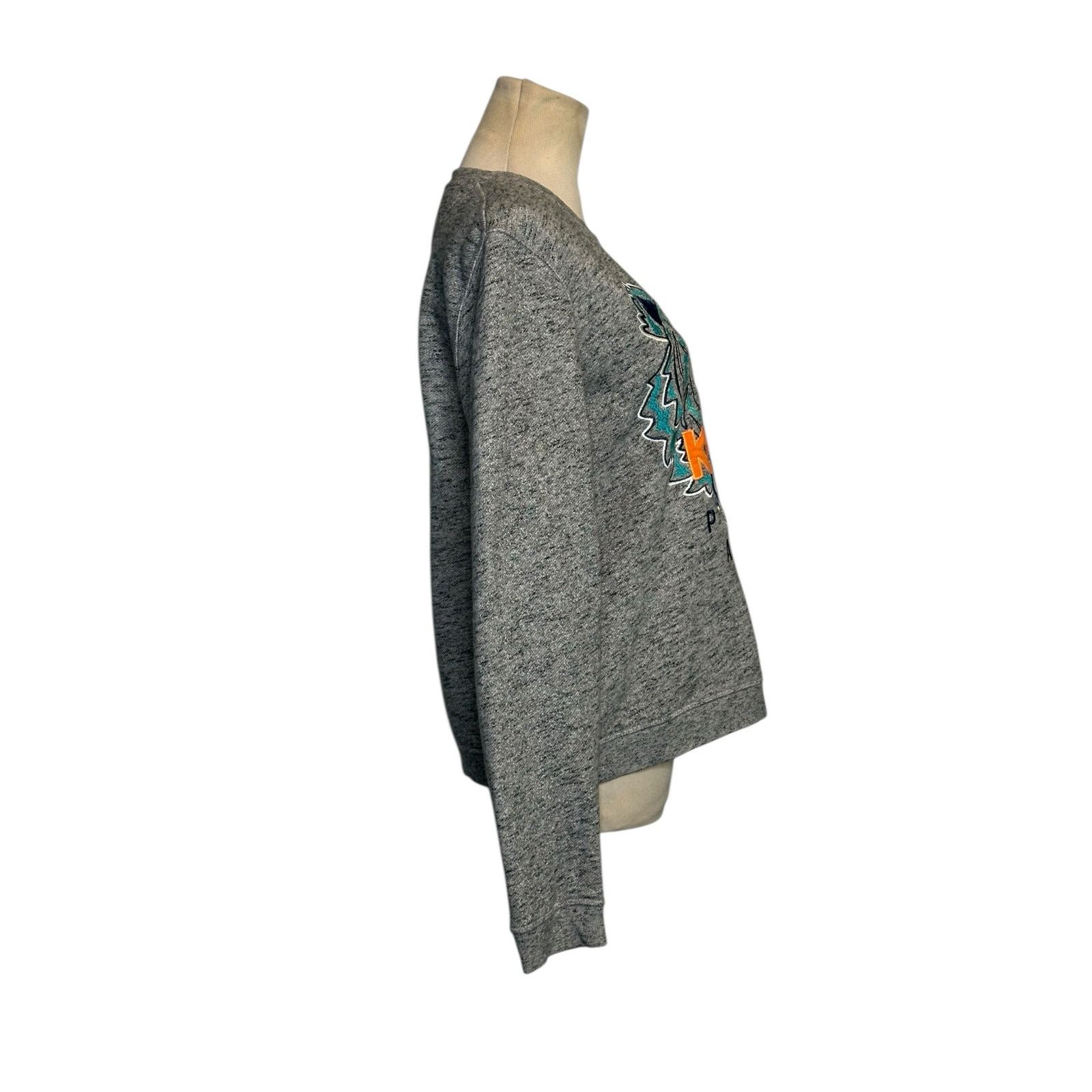 Kenzo KENZO Blue Tiger Logo Embroidery Sweatshirt Size Large Size L / US 10 / IT 46 - 7 Thumbnail
