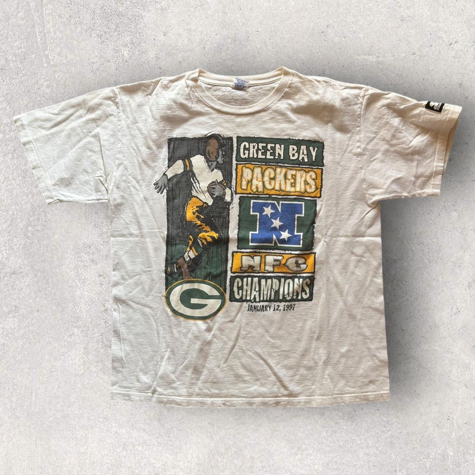 Starter 1997 Packers NFC Champions Starter Tee Size US L / EU 52-54 / 3 - 1 Thumbnail