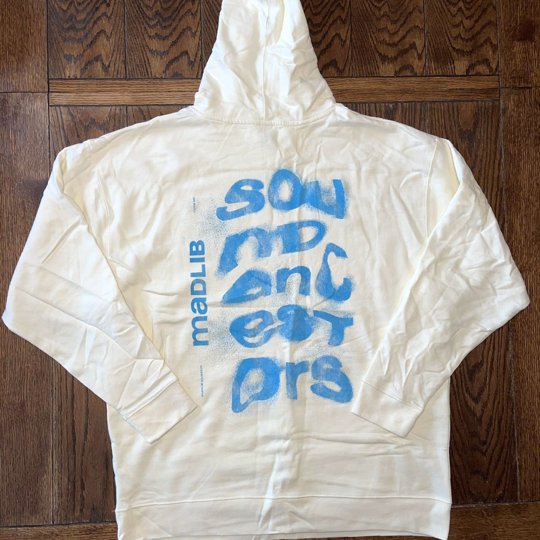 Vintage Madlib Sound Ancestors Hoodie Size 2XL Hooded Sweatshirt Cream Four Tet New Mens Hoodie Sweatshirt Bedimport? Size US XXL / EU 58 / 5 - 2 Thumbnail