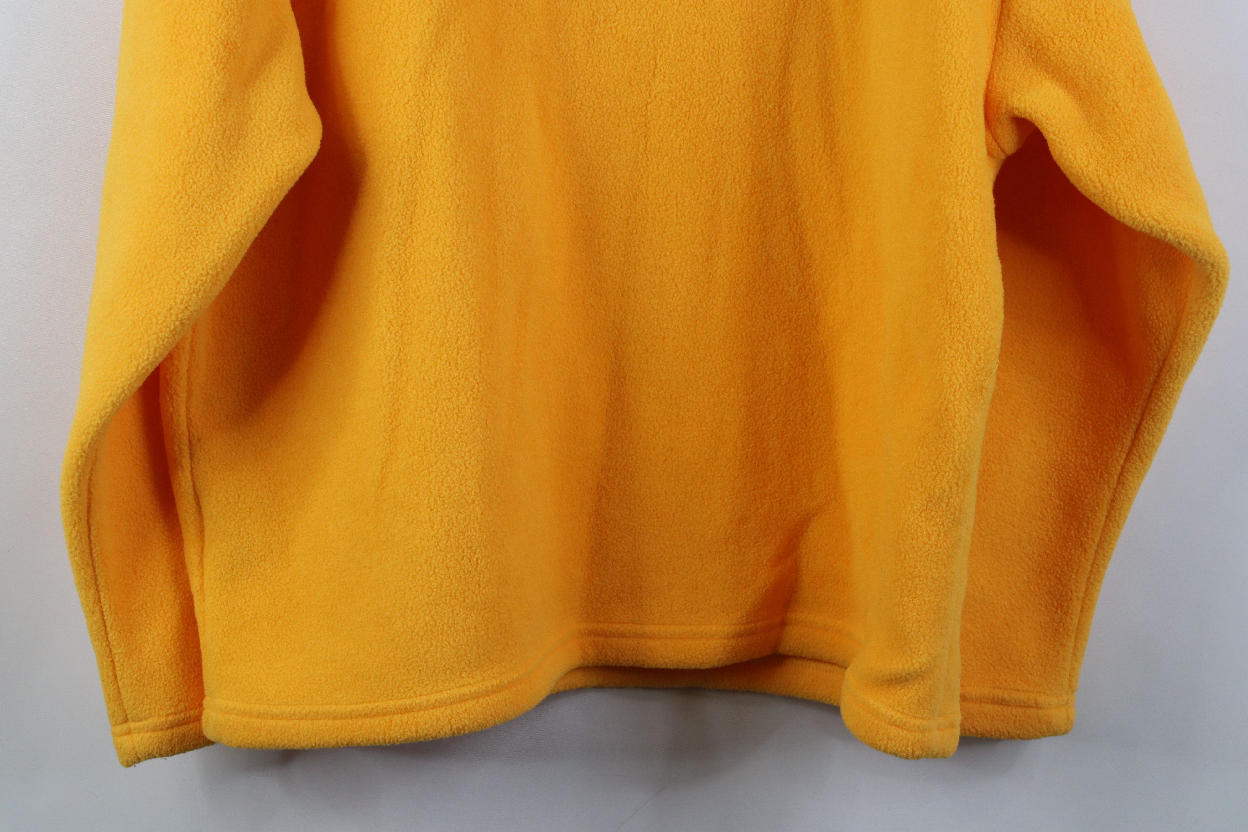 Vintage Vintage 90s Streetwear Fleece V-Neck Sweater Yellow USA Size US S / EU 44-46 / 1 - 12 Thumbnail