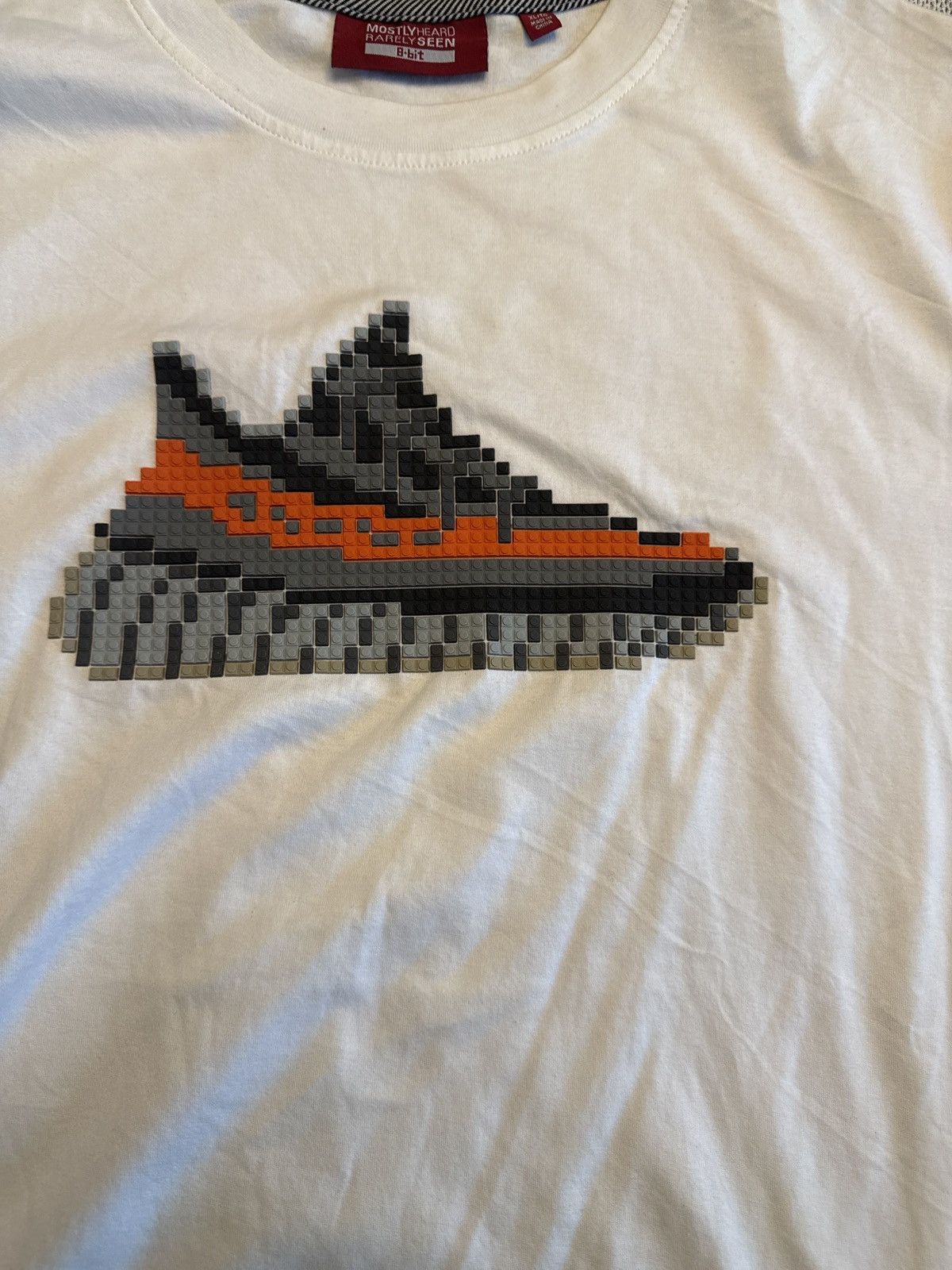 Mostly Heard Rarely Seen YEEZY belugaTshirt pixel textured graphic Size US XL / EU 56 / 4 - 4 Thumbnail