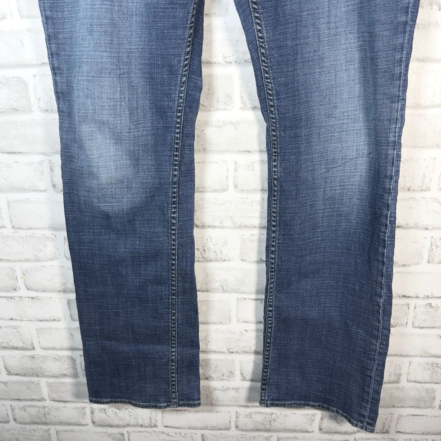 BKE BKE Tyler Jeans Mens 34x33 Straight Blue 100% Cotton Size US 34 / EU 50 - 3 Thumbnail
