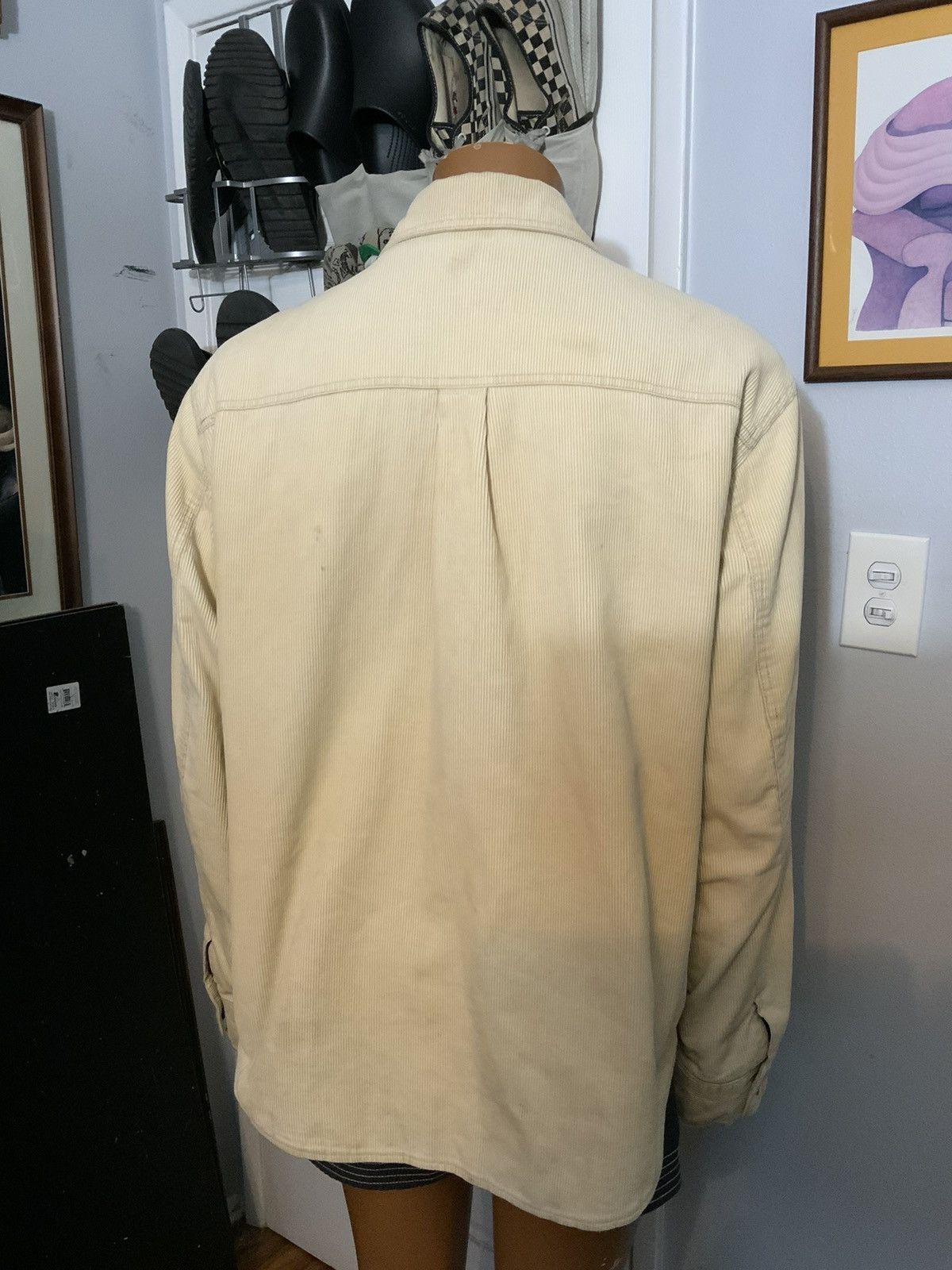 J.Crew × Vintage Vintage J. Crew Corduroy Work Quilted Lined Trucker Jacket Size US XL / EU 56 / 4 - 15 Thumbnail