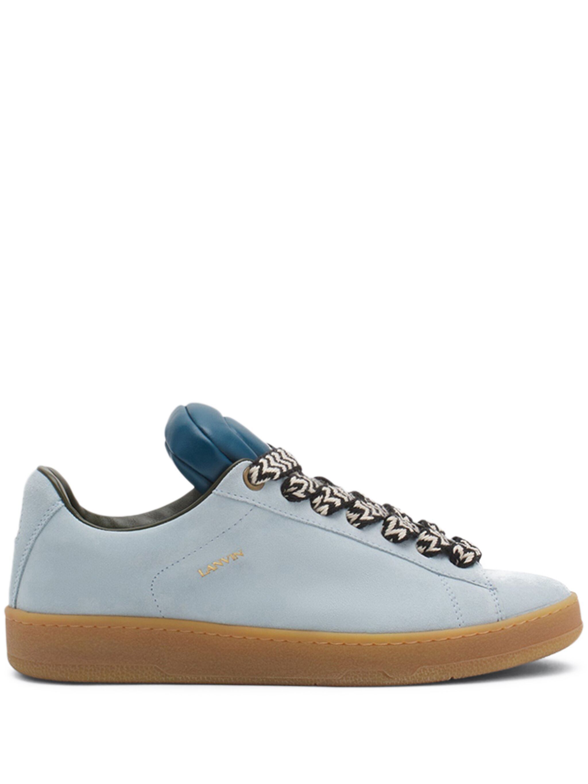 Future × Lanvin os11x1224 Dup / Hyper Curb Low-Top Sneakers in Light Blue Size US 5.5 / EU 38 - 1 Thumbnail