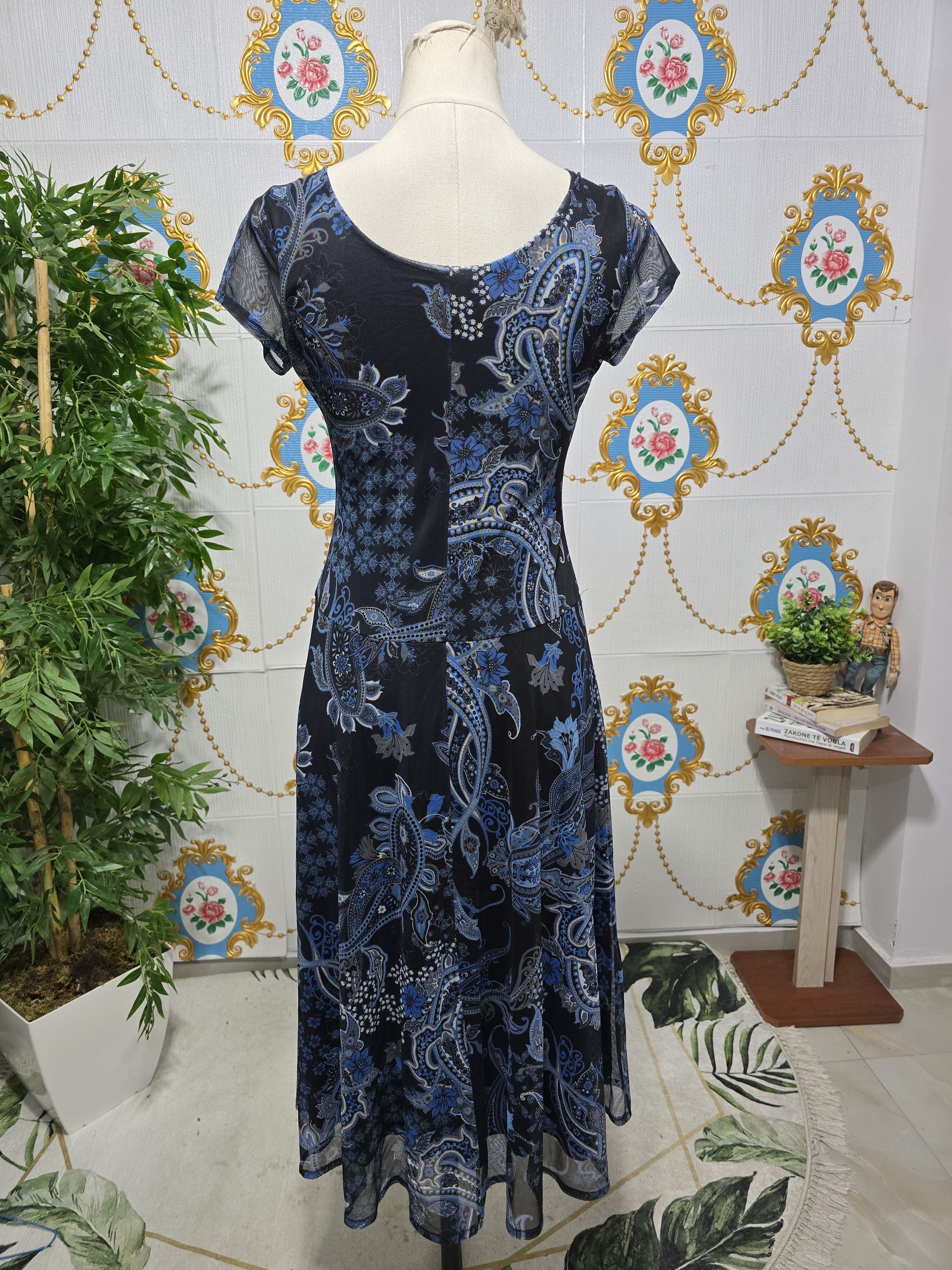 Desigual Desigual Women's Vest_Capri blue dress with short mesh Size L / US 10 / IT 46 - 9 Thumbnail