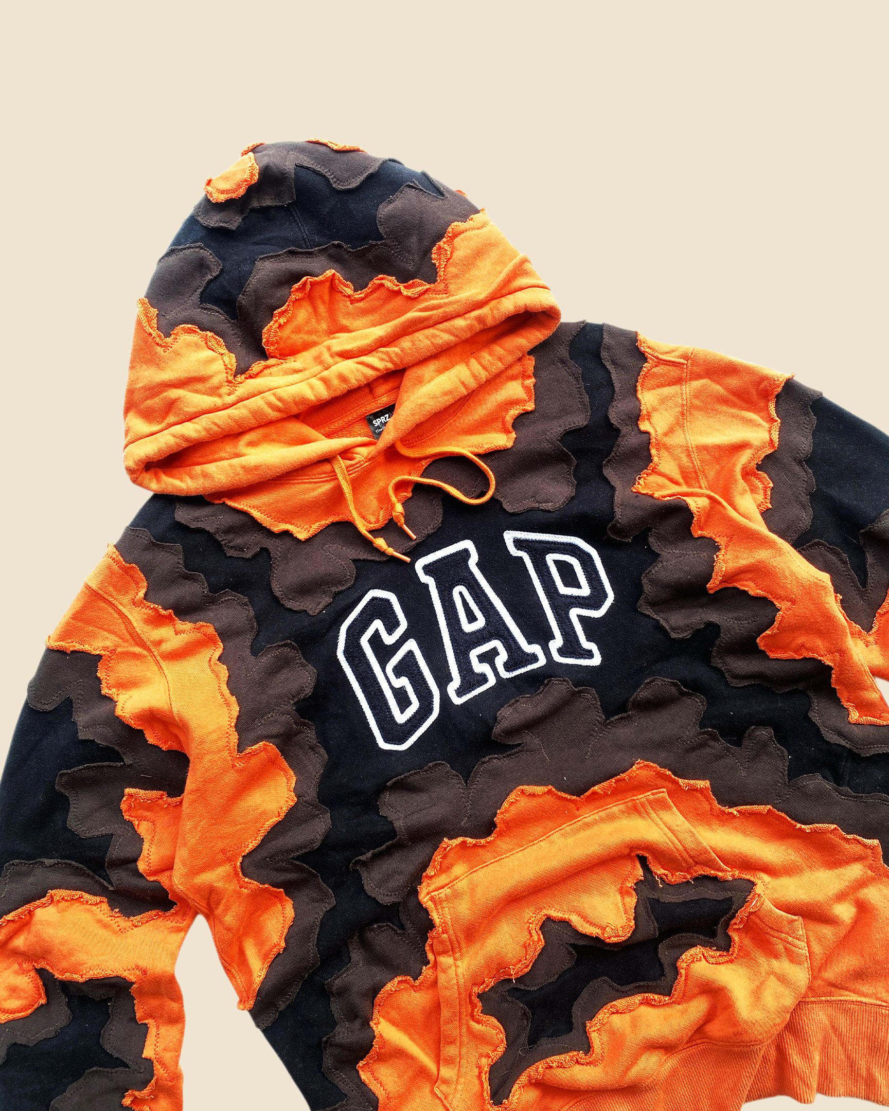 Gap × Handmade 1 OF 1 REWORKED GAP CRACKY 3 TONED HOODIE SIZE L $140.00 USD Size US L / EU 52-54 / 3 - 5 Thumbnail