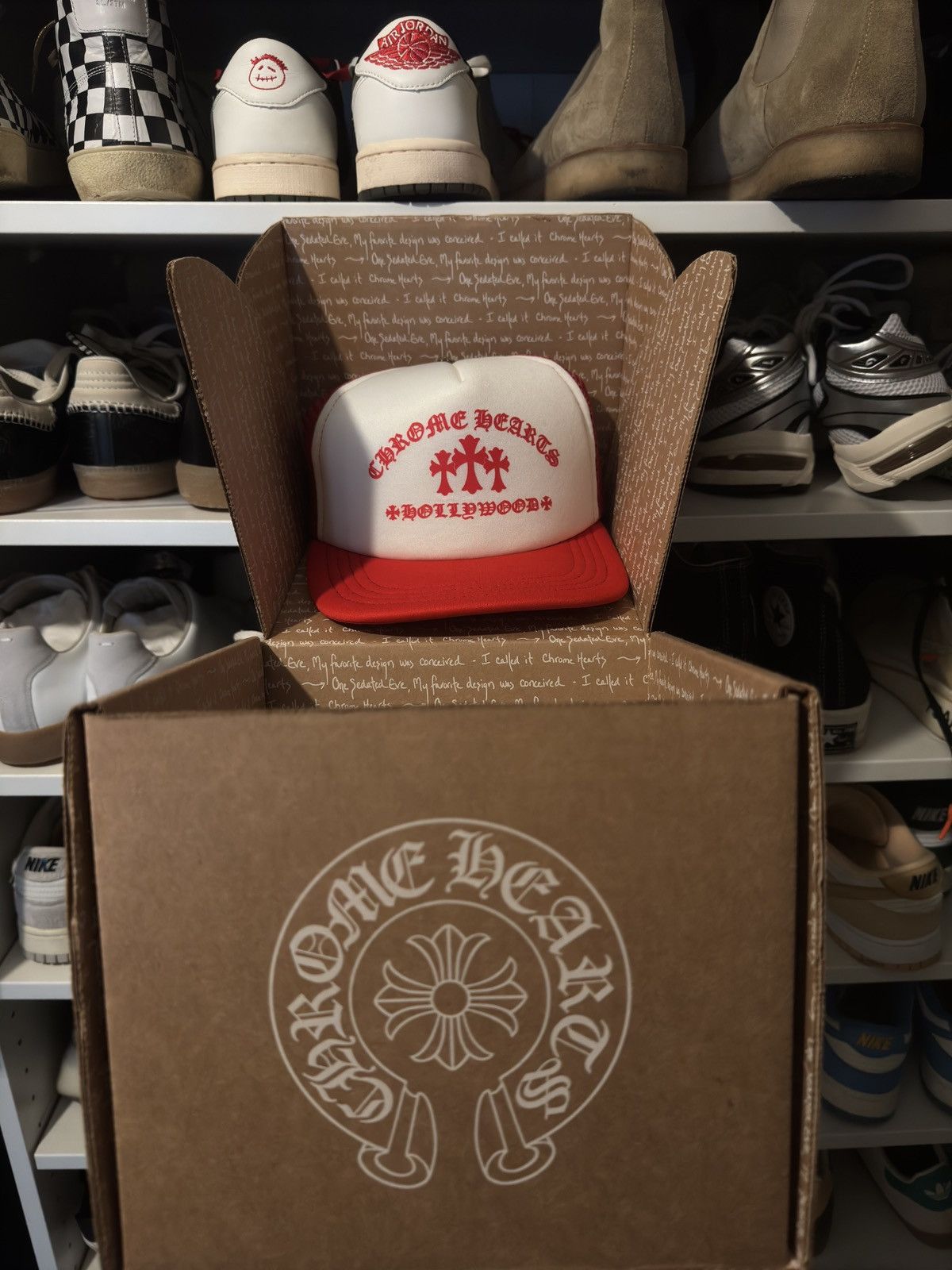 Chrome Hearts Chrome Hearts Trucker Hat King Taco Red Size ONE SIZE - 1 Thumbnail