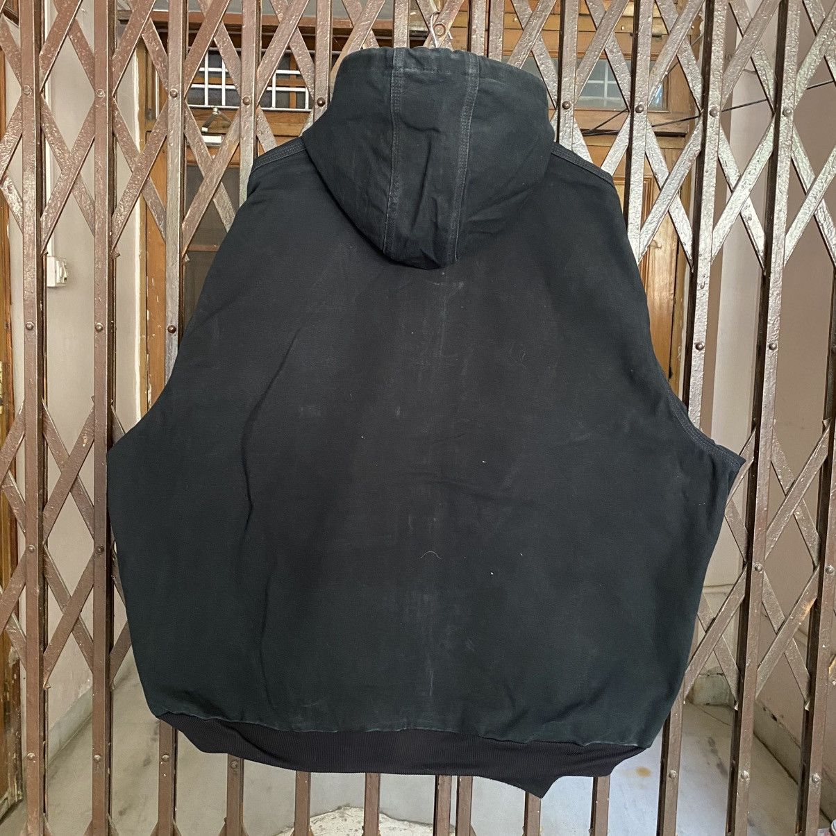 Carhartt Vintage Carhartt Black Active Hooded Jacket Size US XXL / EU 58 / 5 - 3 Thumbnail