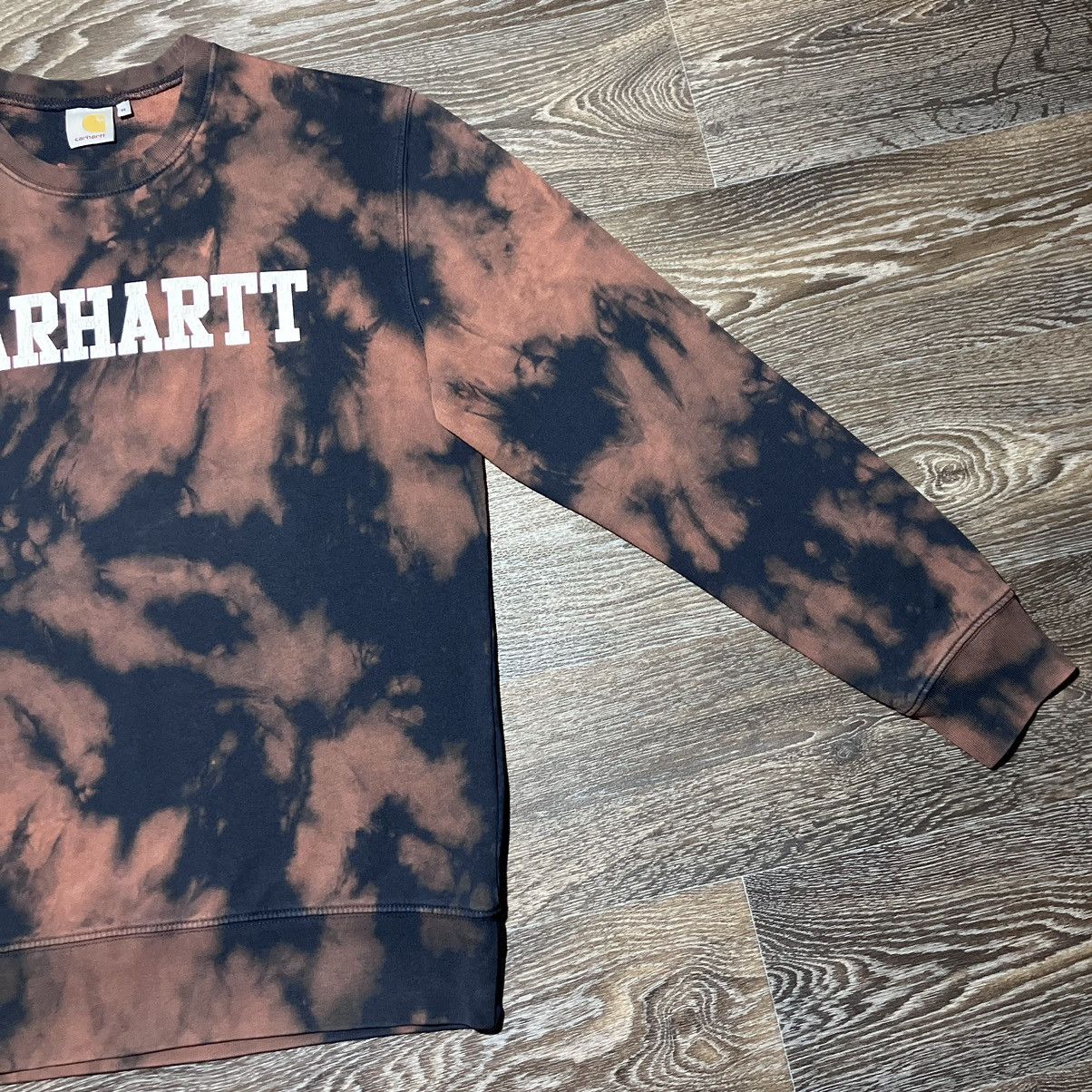 Carhartt Custom CARHARTT College Big Logo Tie Dye Cotton Sweatshirt Size US M / EU 48-50 / 2 - 4 Thumbnail