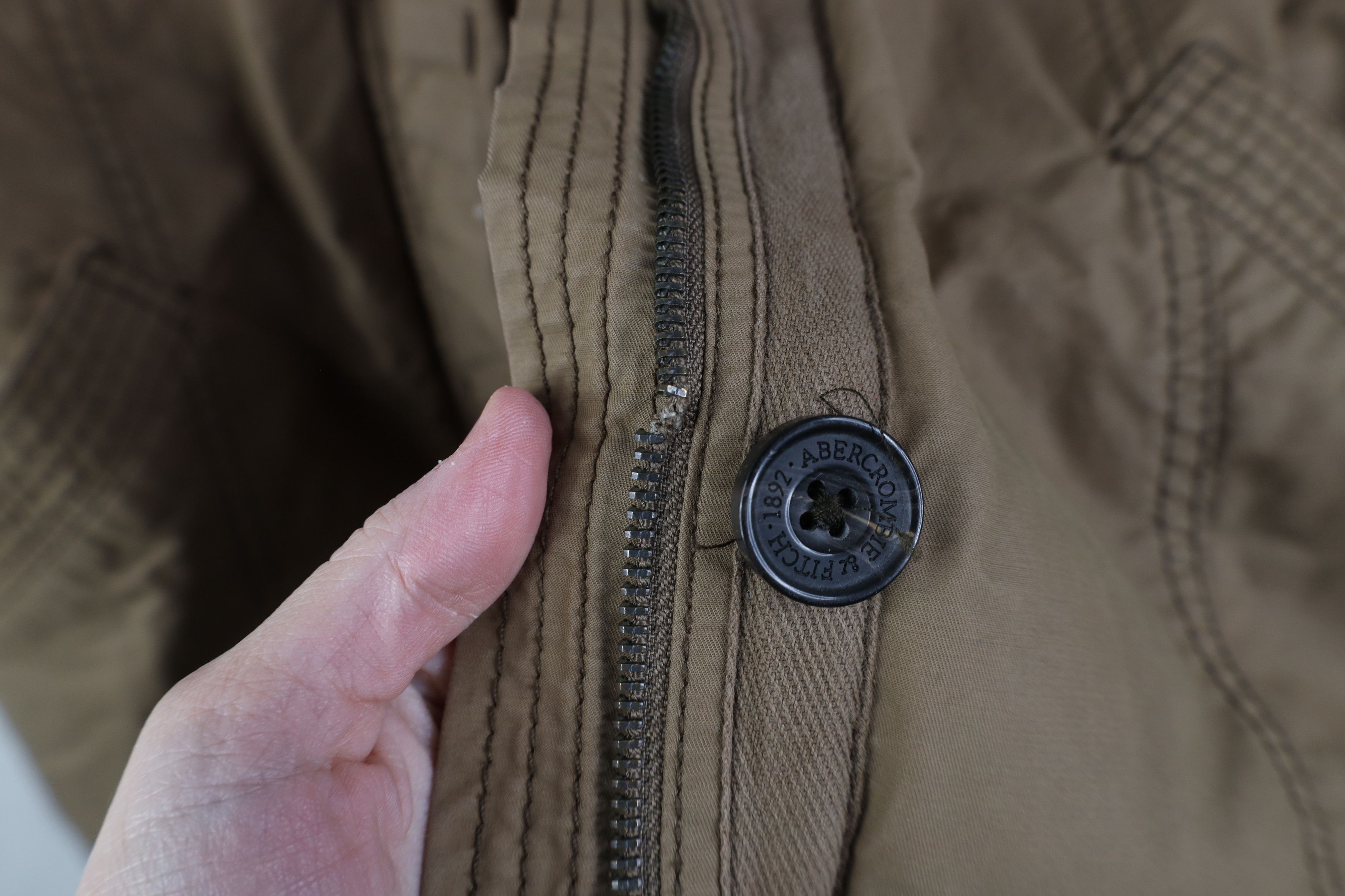 Abercrombie & Fitch Vintage 90s Y2K Abercrombie & Fitch Lined Parka Jacket Size L / US 10 / IT 46 - 9 Thumbnail