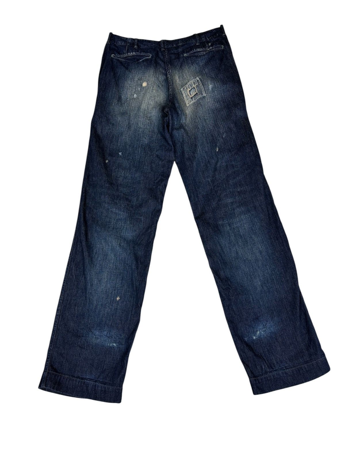 Sugar Cane The Rugged Museum Pacthwork Pants. S0333 Size US 32 / EU 48 - 2 Thumbnail