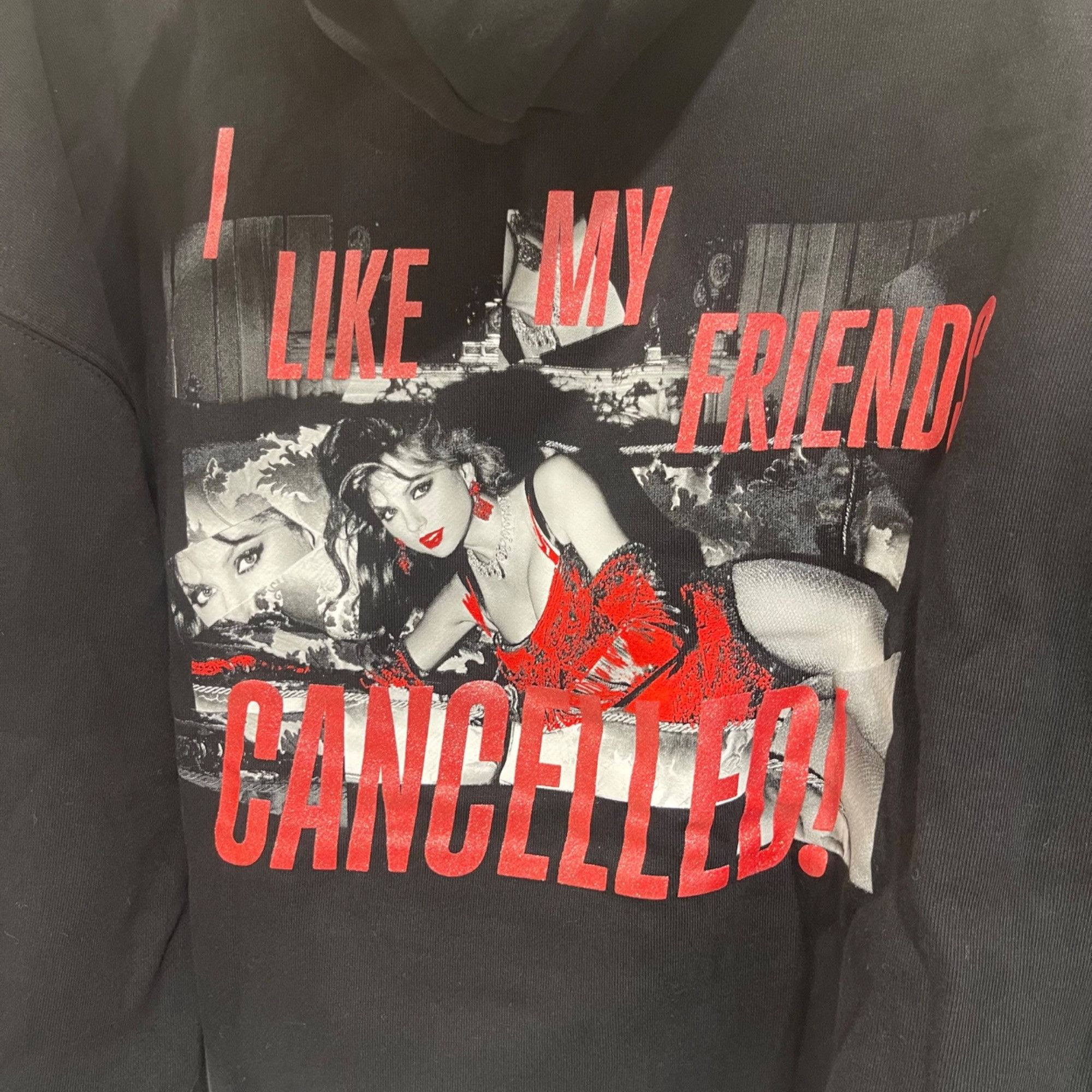 Band Tees NEW TAYLOR SWIFT I LIKE MY FRIENDS CANCELLED HOODIE MEDIUM Size M / US 6-8 / IT 42-44 - 5 Thumbnail