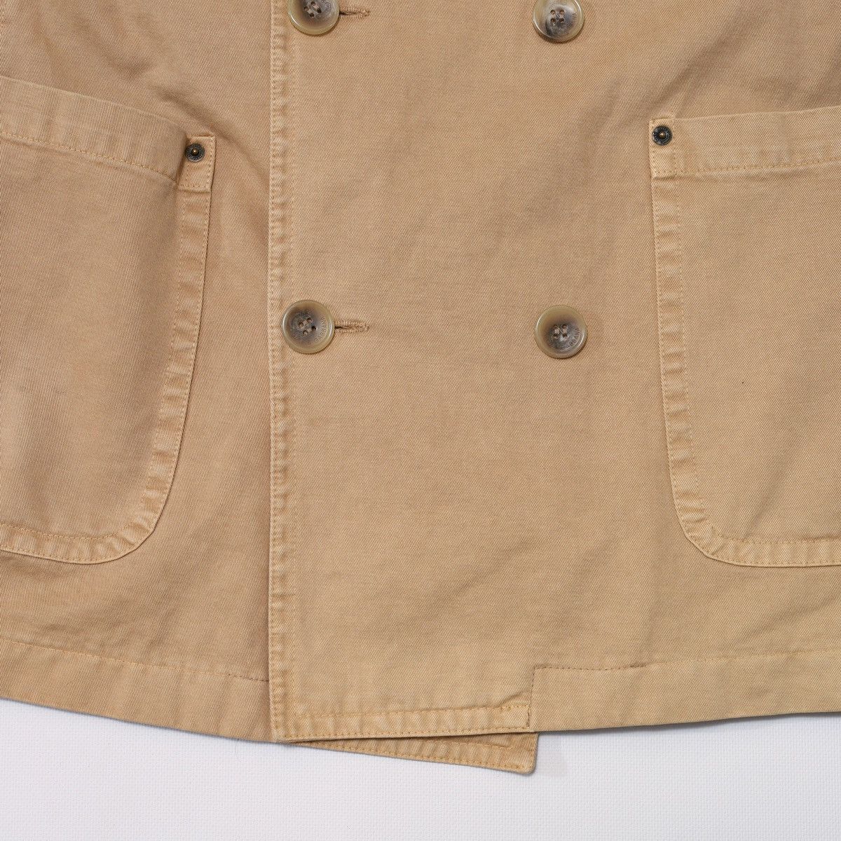 Dolce & Gabbana Dolce Gabbana Denim Double Breasted Coat Jacket Safari Size US XXL / EU 58 / 5 - 12 Thumbnail