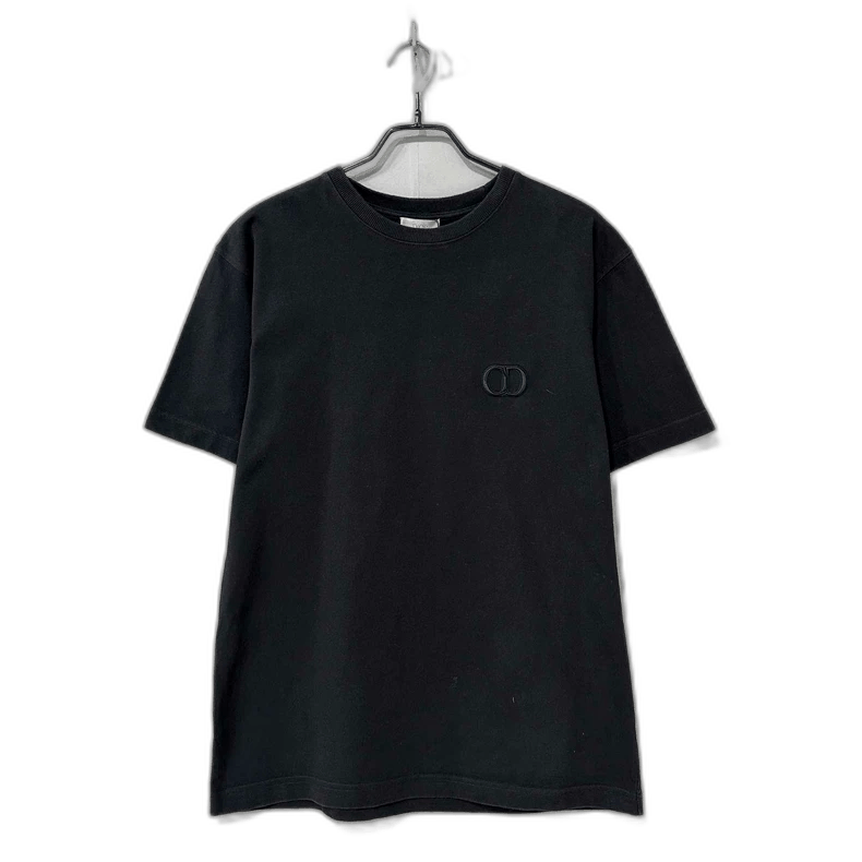 Dior Embroidered Black Short Sleeve Dior T-2505 Size US S / EU 44-46 / 1 - 1 Thumbnail