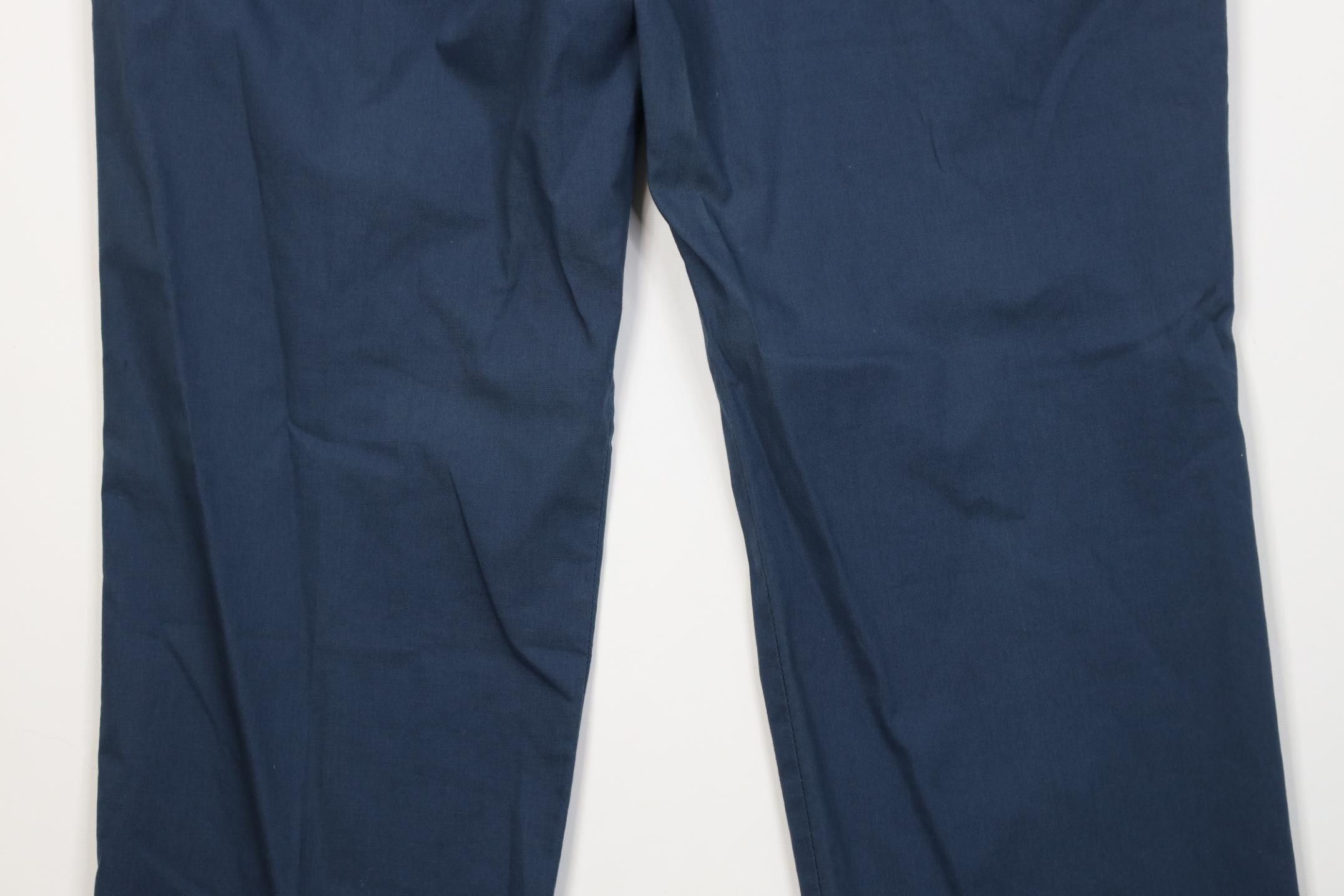 Vintage Vintage 90s Streetwear Wide Leg Chino Pants Trousers Blue Size US 40 / EU 56 - 12 Thumbnail