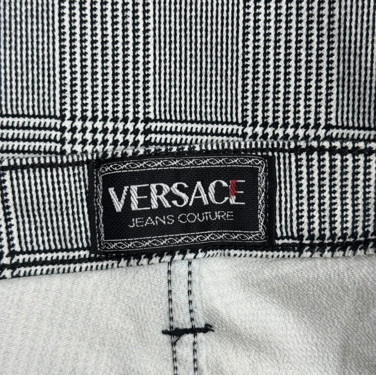 Versace Jeans Couture × Vintage Versace Jeans Couture Vintage Check Pants 1990s size 32 Size 32" / US 10 / IT 46 - 11 Thumbnail