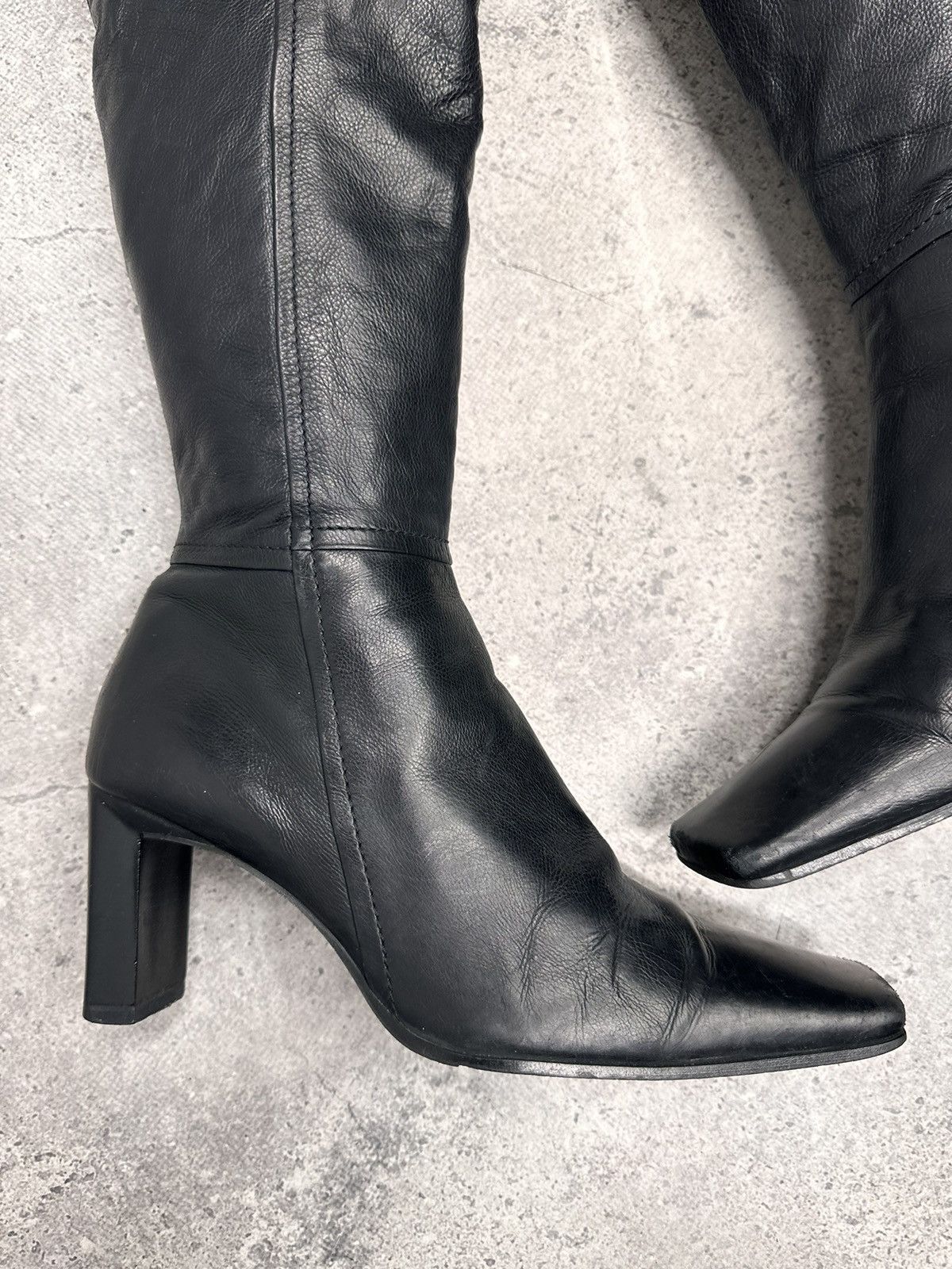 A.S.98 Vintage Leather Hight Heels Leather AS 98 Guidi Style Rare Size US 9 / EU 42 - 6 Thumbnail