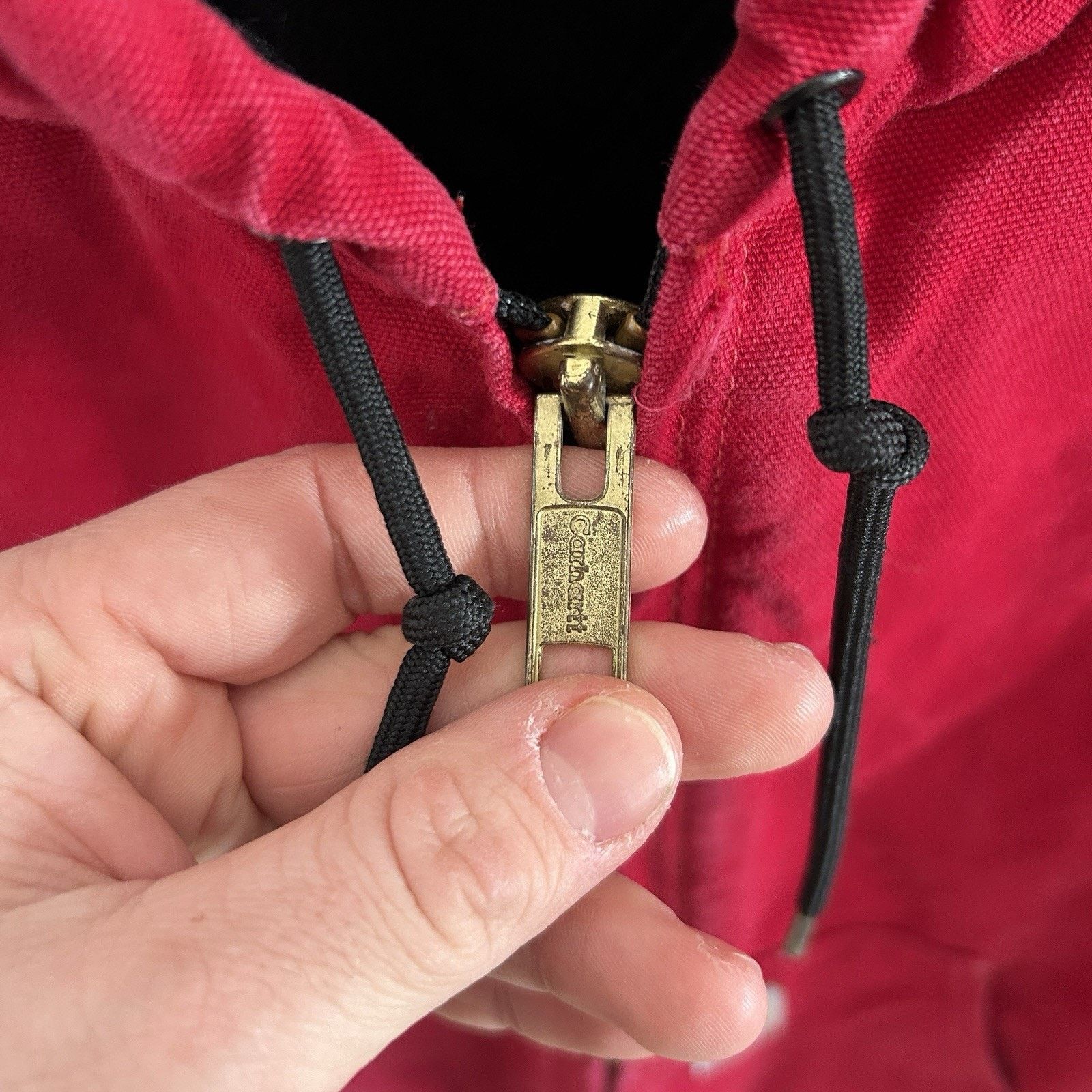 Carhartt Vintage Carhartt Quilted Hooded Active Jacket “Red” J04 RED Size US L / EU 52-54 / 3 - 14 Thumbnail