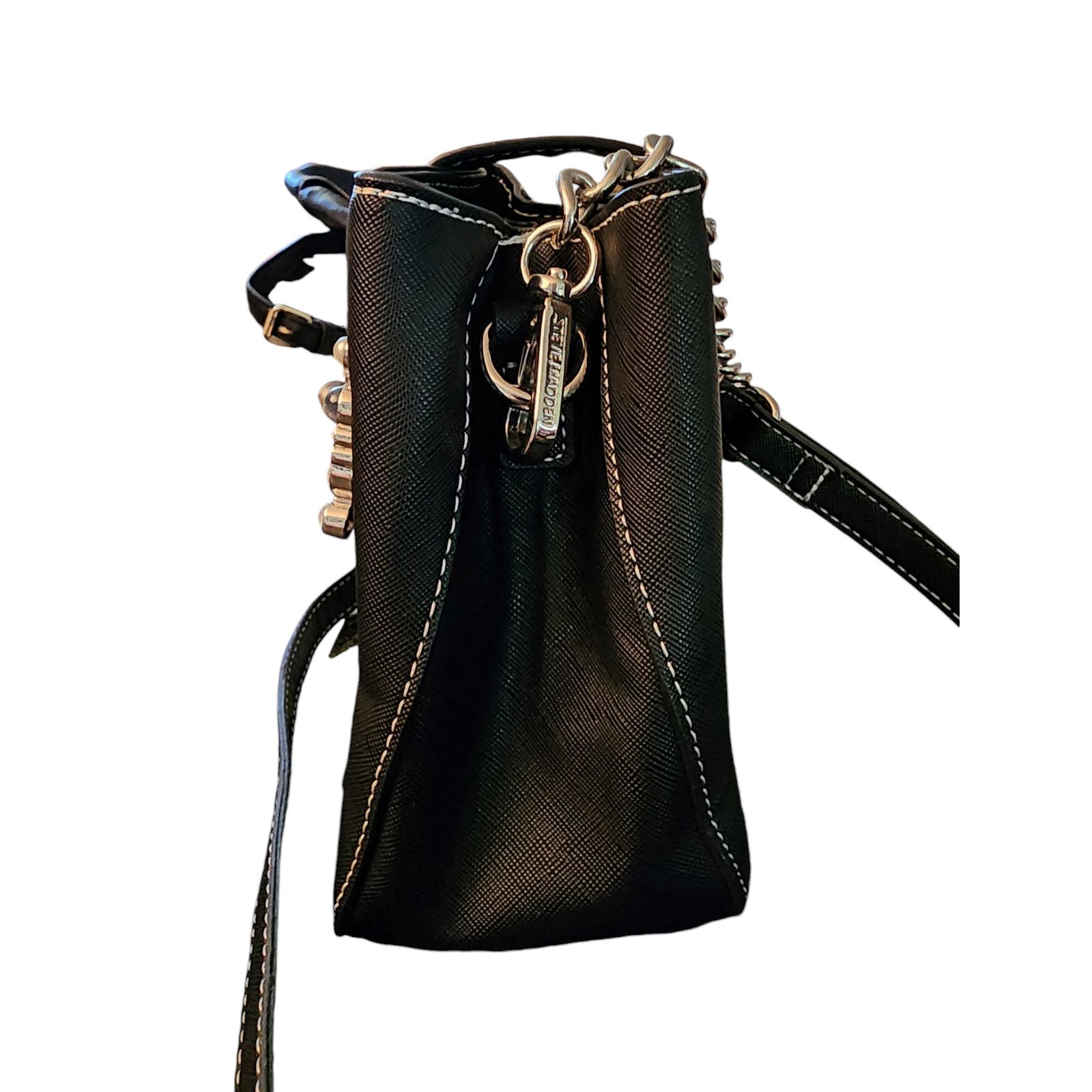 Steve Madden Rare find Steve Madden jeweled faux-leather Mini crossbody Size ONE SIZE - 8 Thumbnail